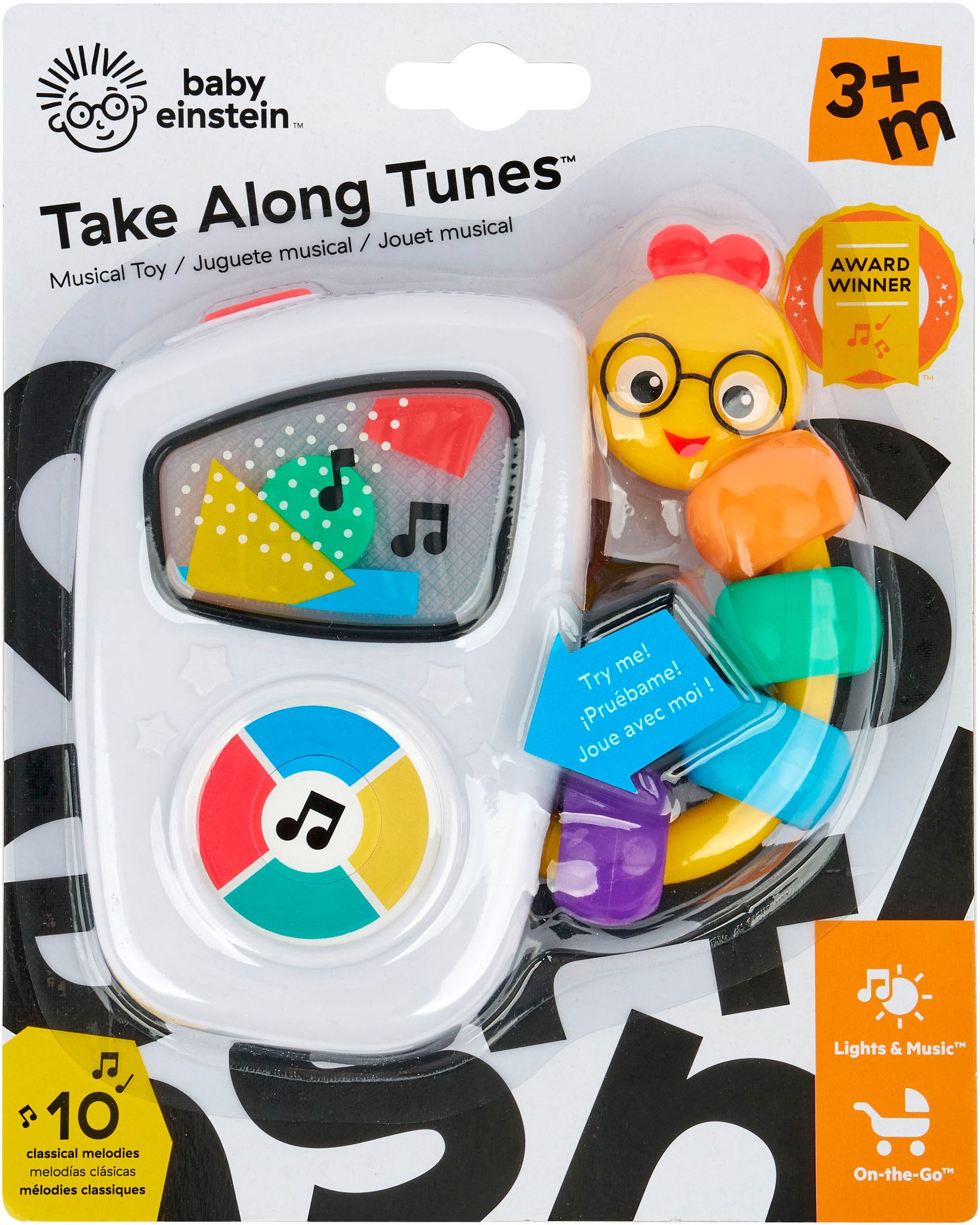 Baby Einstein Lernspielzeug Take Along Tunes Musical Toy, mit Licht und Sound – Bild 5 von 5