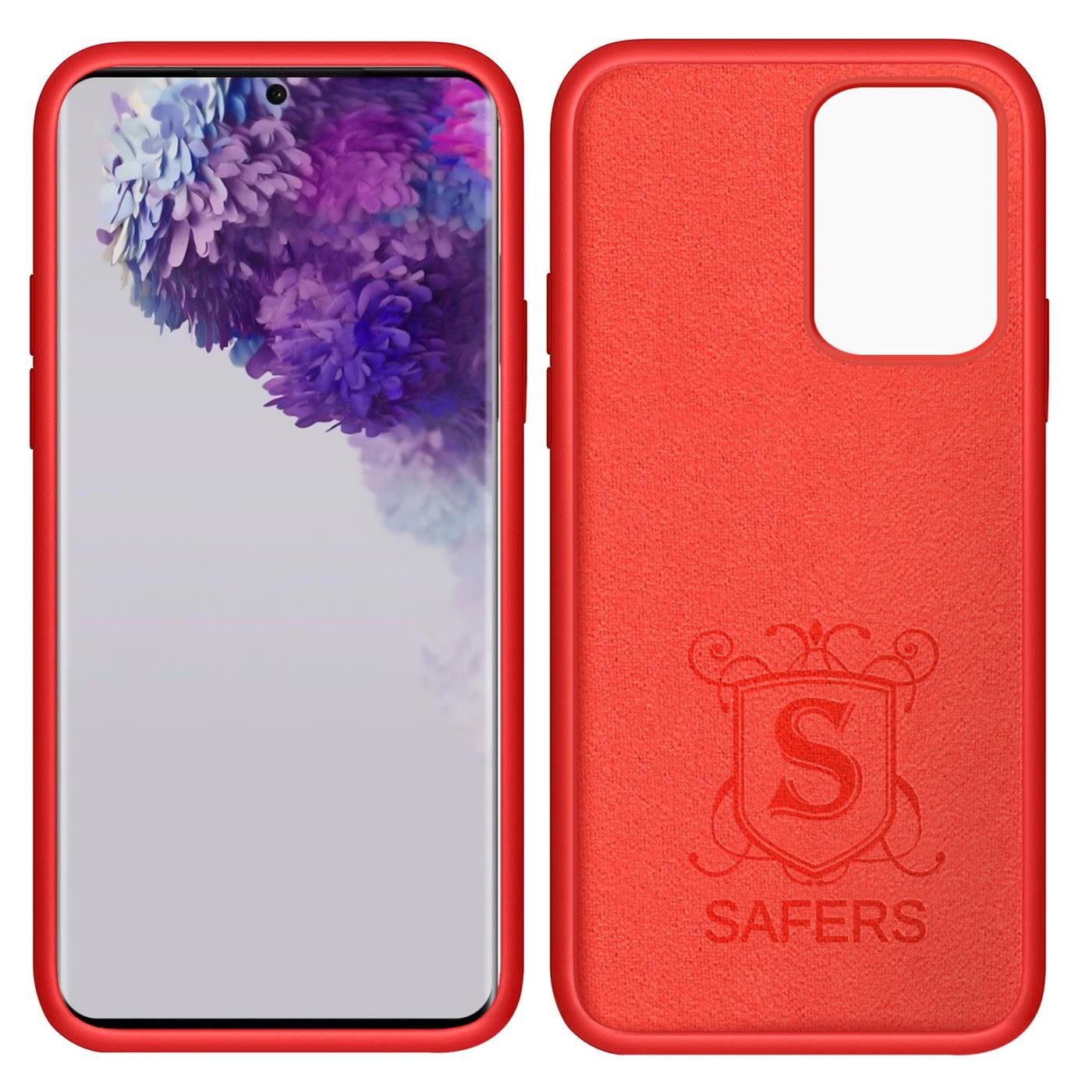 CoolGadget Handyhülle Silikon Case für das Samsung Galaxy S20 Ultra Slim TPU Cover 6,9 Zoll, Weiche Schutz Hülle mit Innen Fleece aus Stoff Handy Tasche