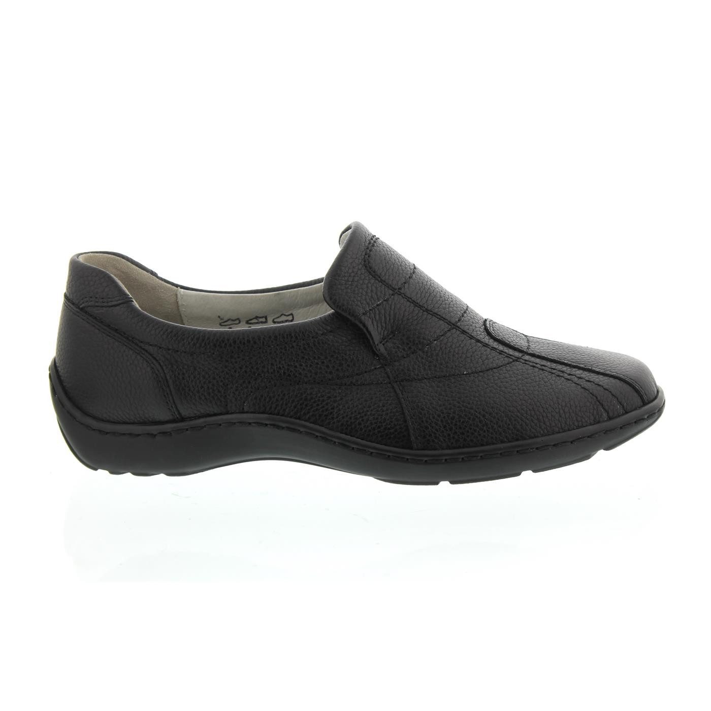 Henni, Pigalle (Glattleder), schwarz, Pro-aktiv Fußbett, Weite H 49650 Slipper