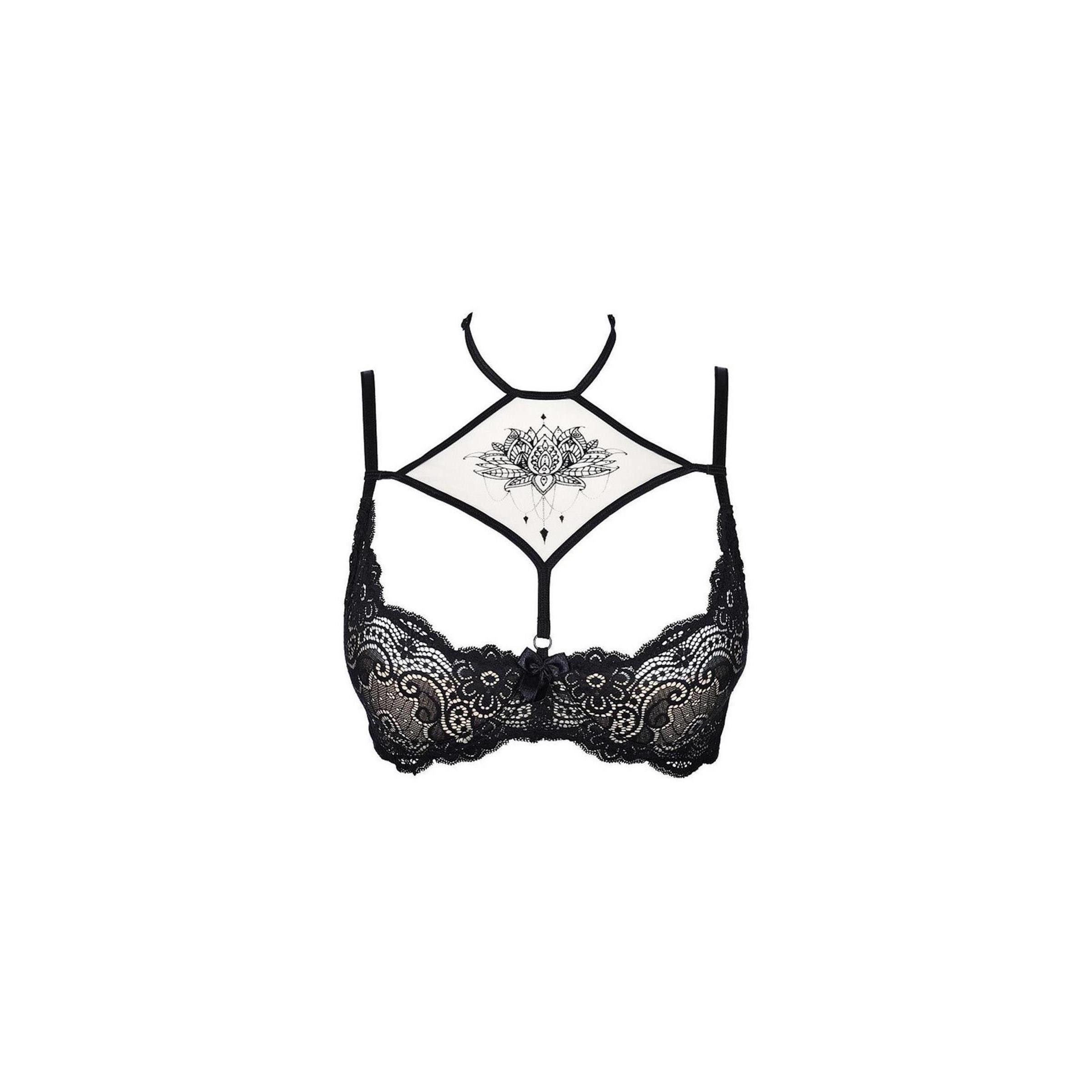 Axami Halbschalen-BH V-9021 bra black - (70B,70C,75C,80B,85C,85D)