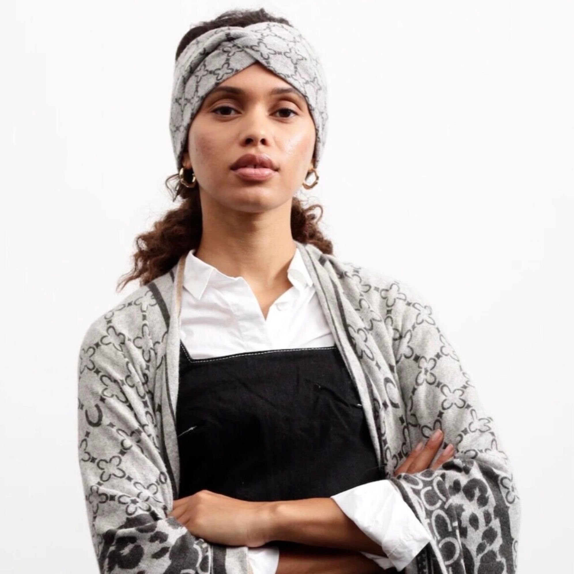 Codello Stirnband Codello Damen Stirnband mit Logo-Muster Logo-Muster