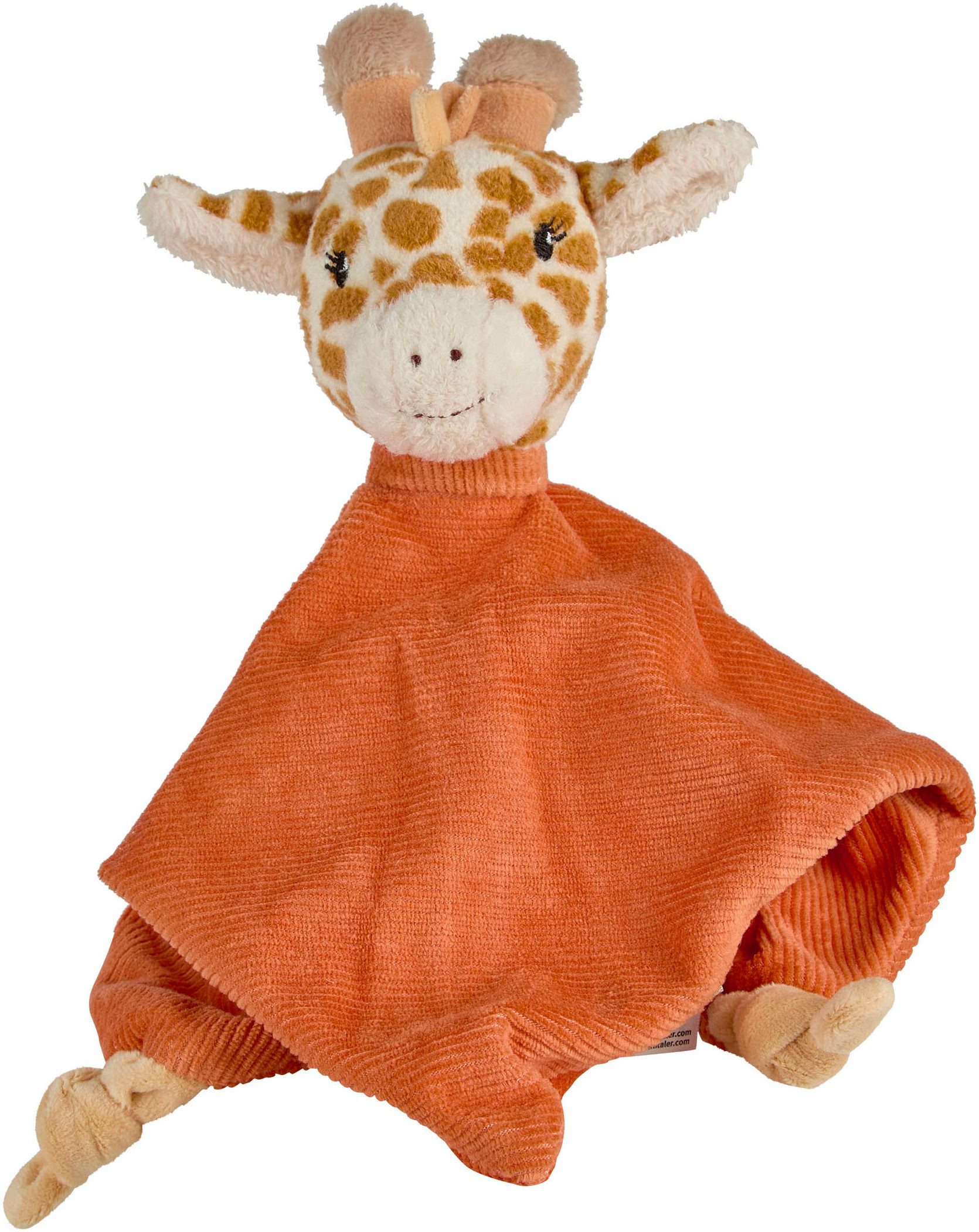Sterntaler® Schmusetuch Giraffe Kaya, M, mit Beißring aus Silikon