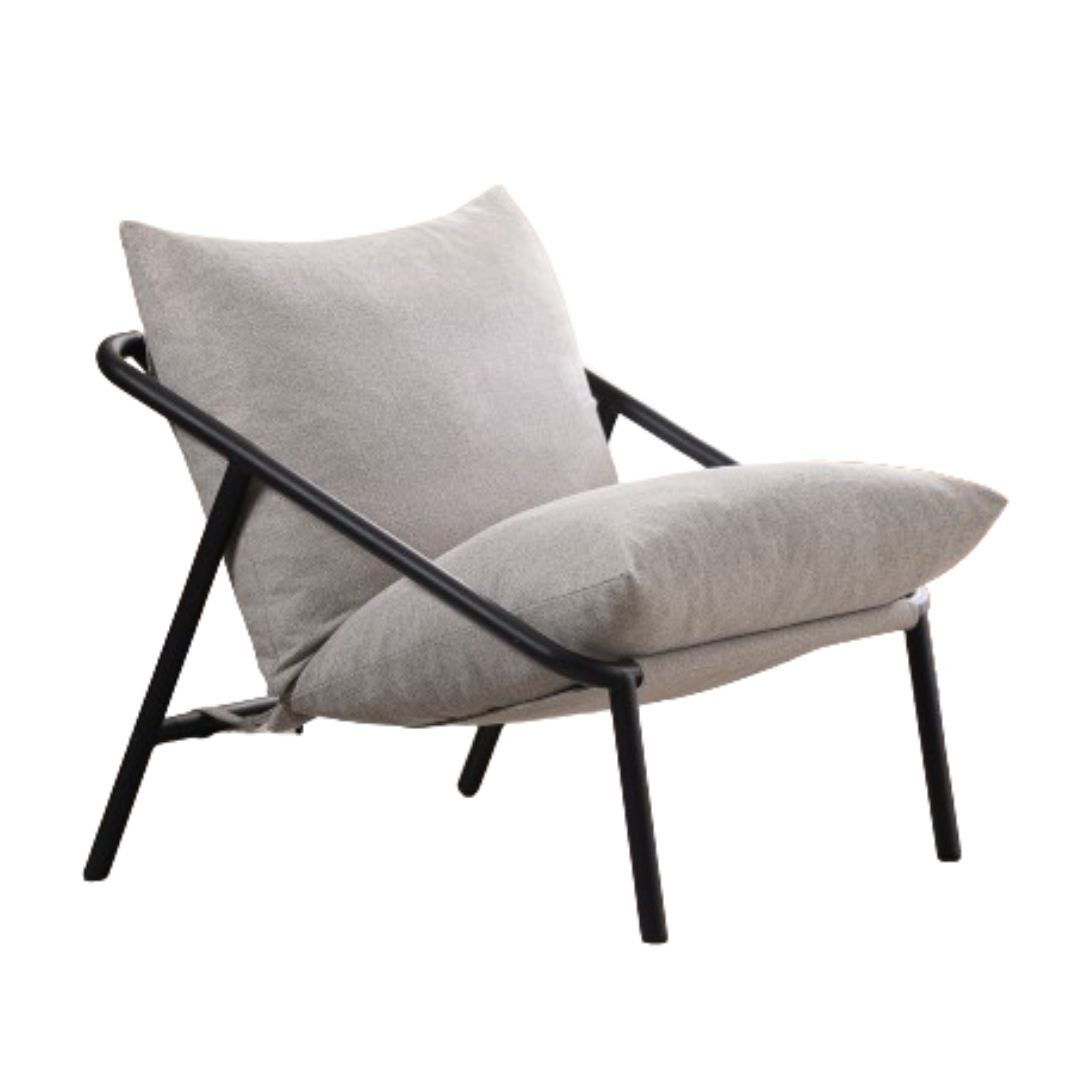 ZINUS Loungesessel Ada mit Metallgestell und gepolstertem Kissen (Packung, günstig online kaufen