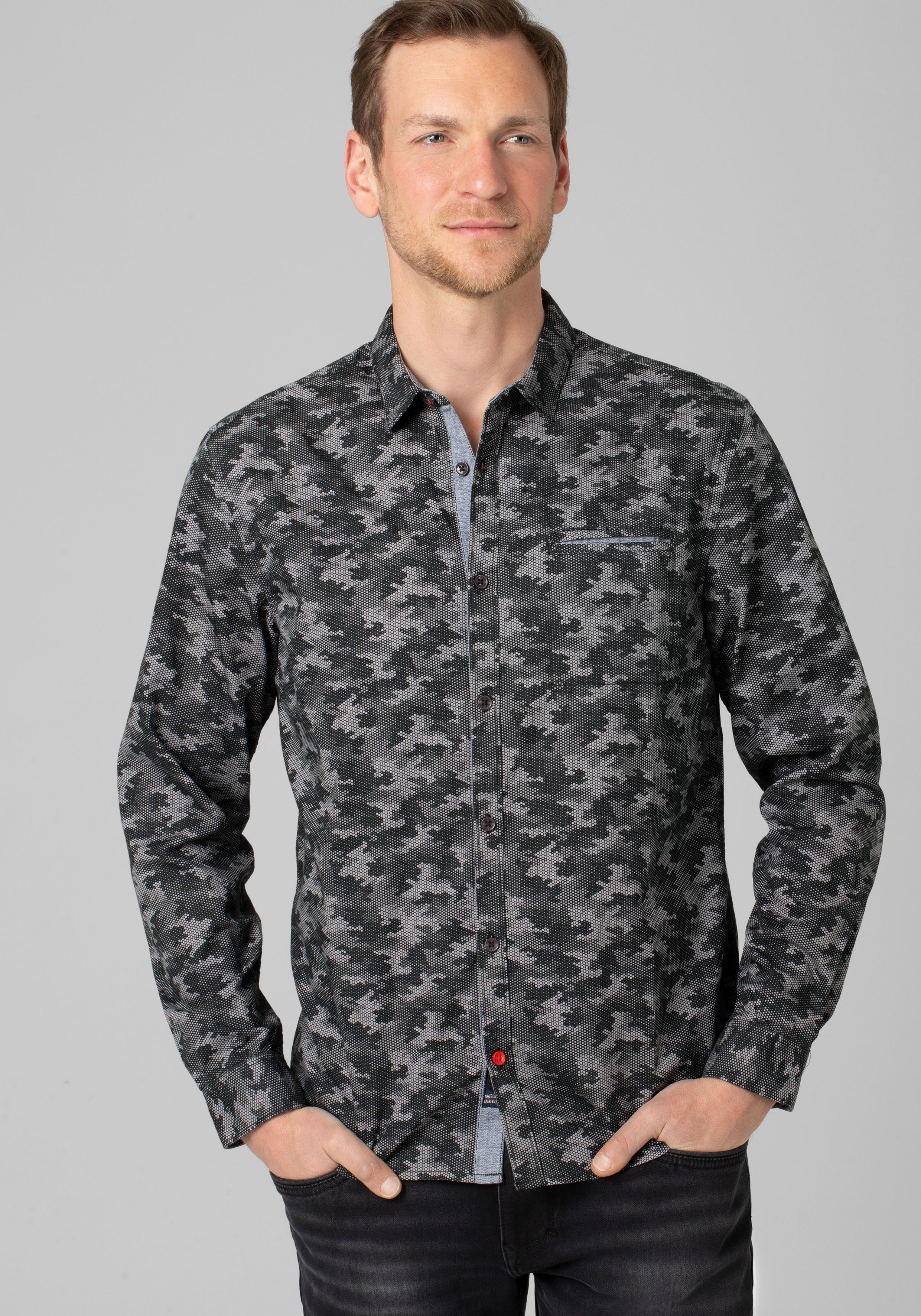 TIMEZONE Langarmhemd Smart Structure Shirt