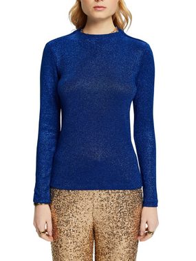 edc by Esprit Langarmshirt Glitzerndes Longsleeve (1-tlg)