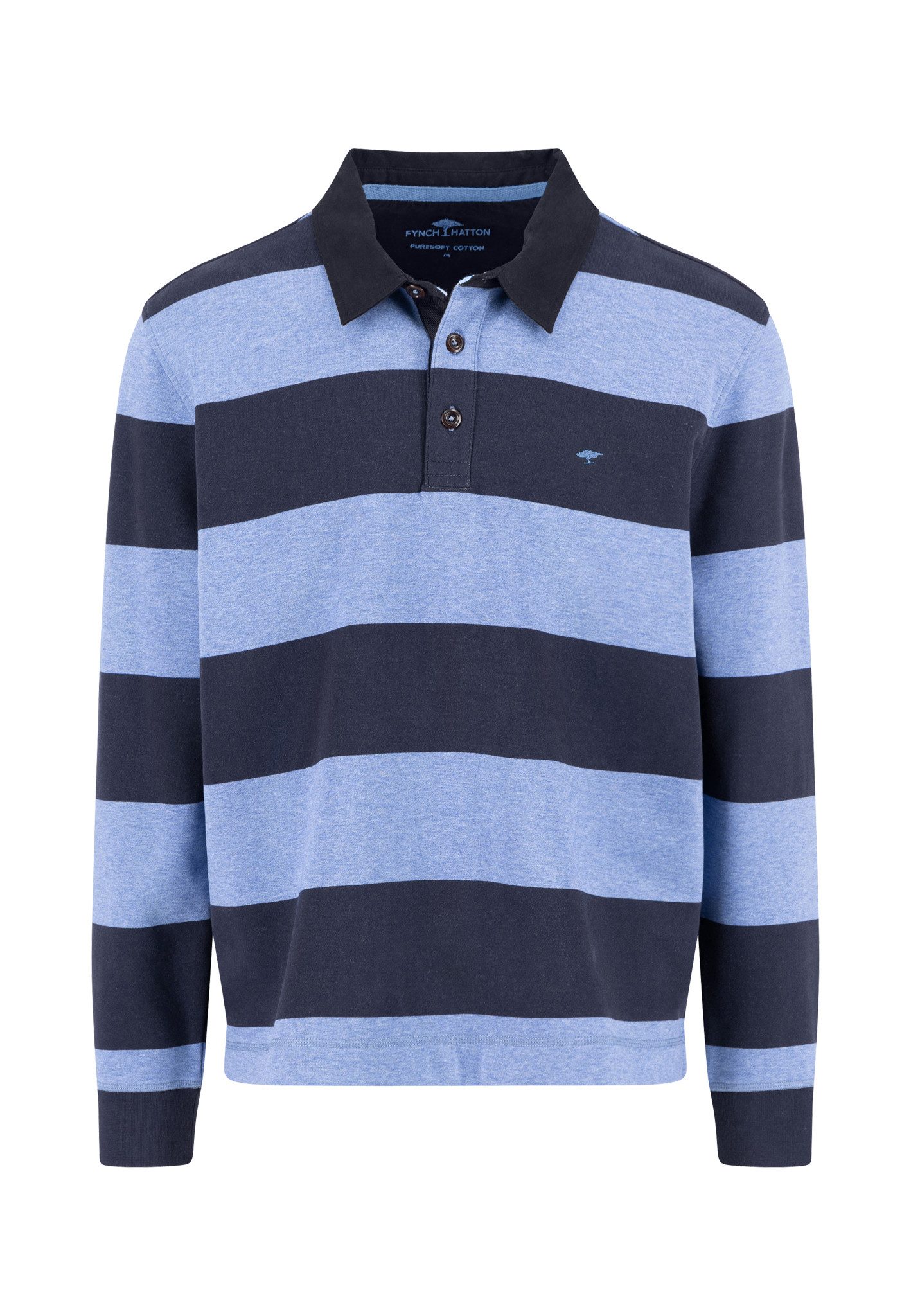 FYNCH-HATTON Langarmshirt Sweat, Rugby, striped günstig online kaufen