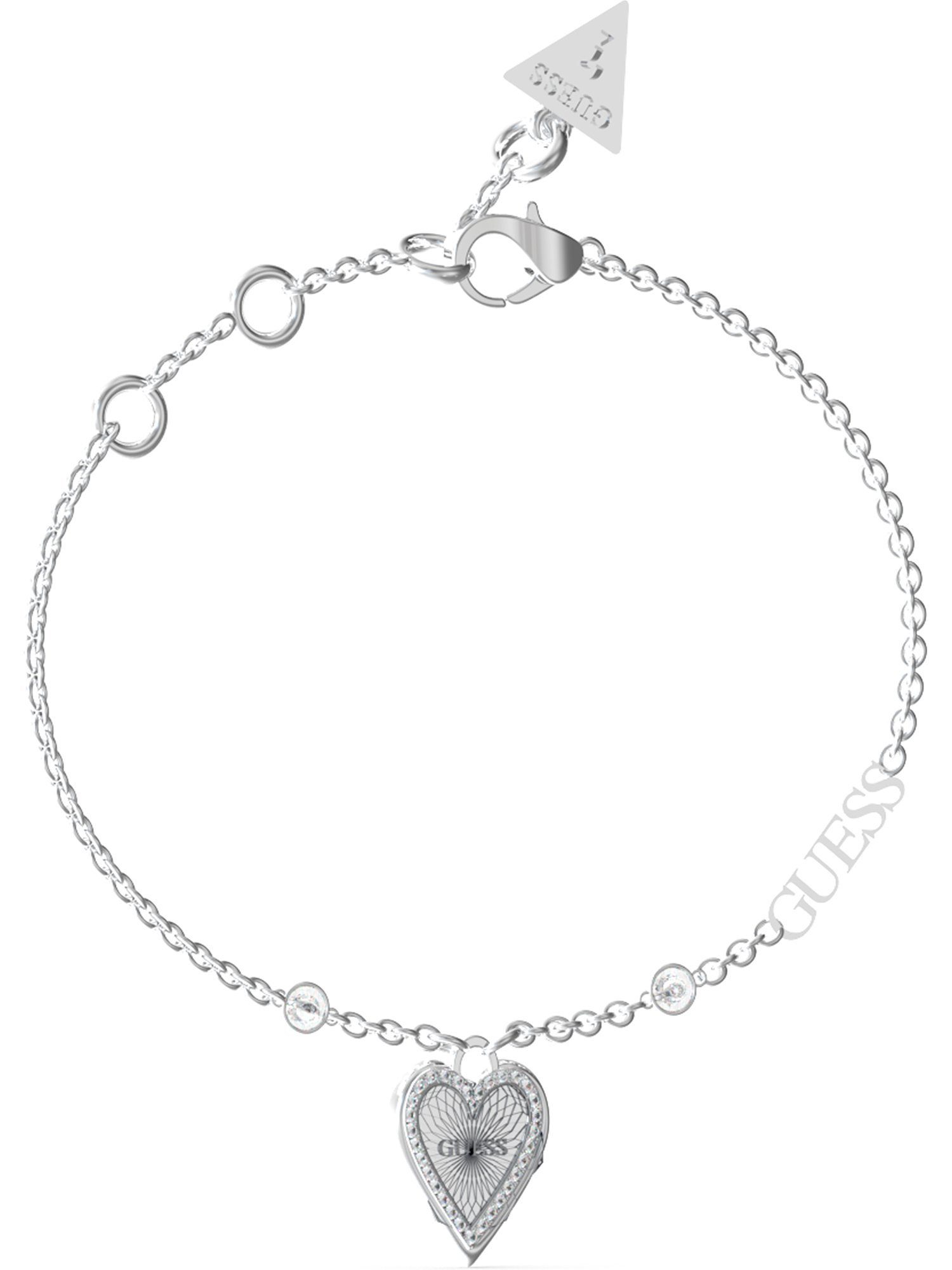 Guess Edelstahlarmband Guess Damen-Armband Edelstahl, Emaille, Trendig