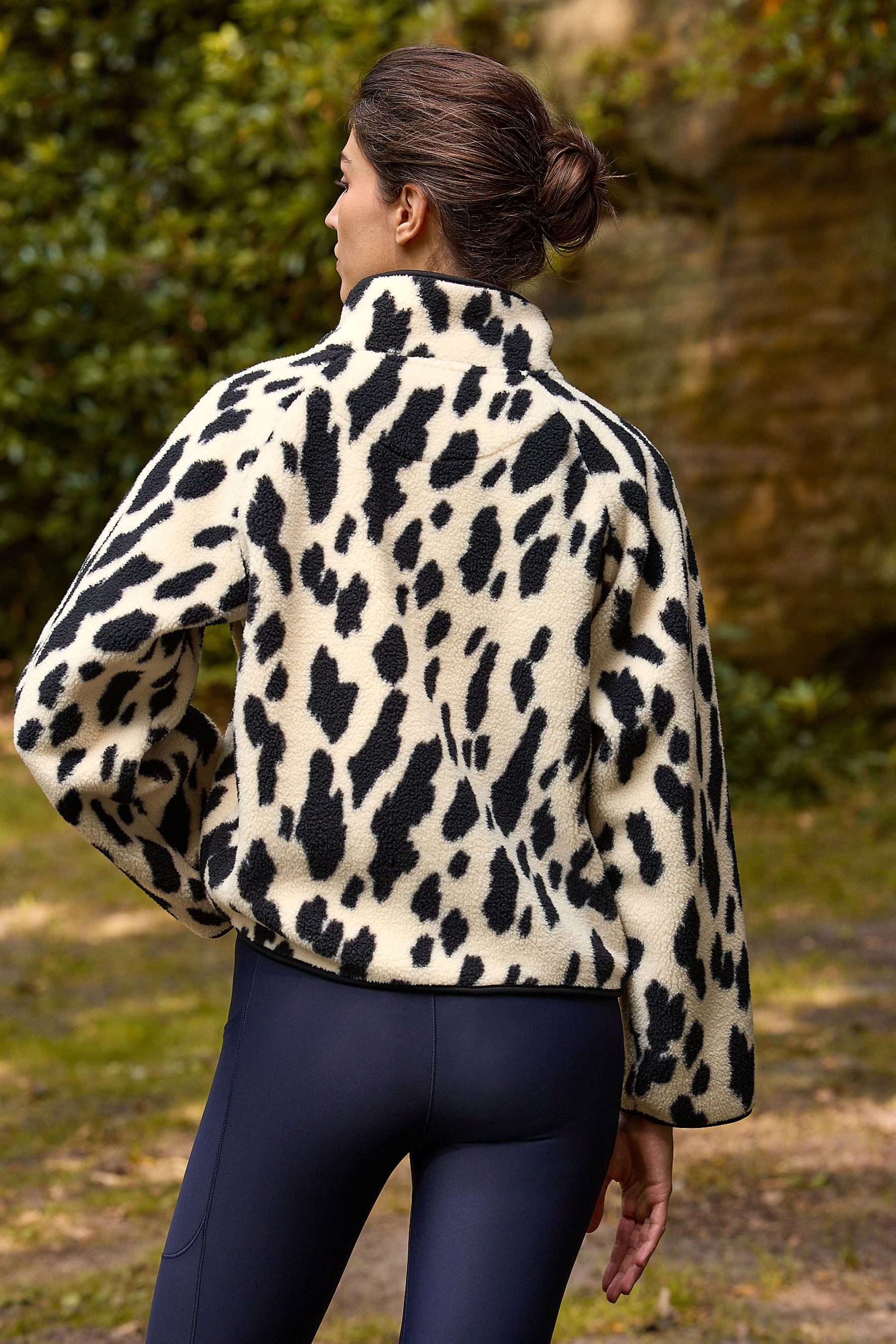 Next Fleecejacke Active Borgjacke mit Print (1-St) günstig online kaufen