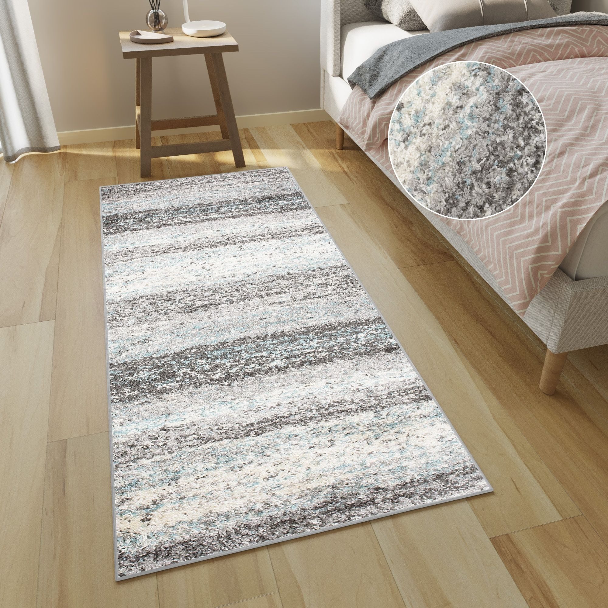 Tapiso Hochflor-Läufer DELHI, rechteckig, Höhe: 30 günstig online kaufen