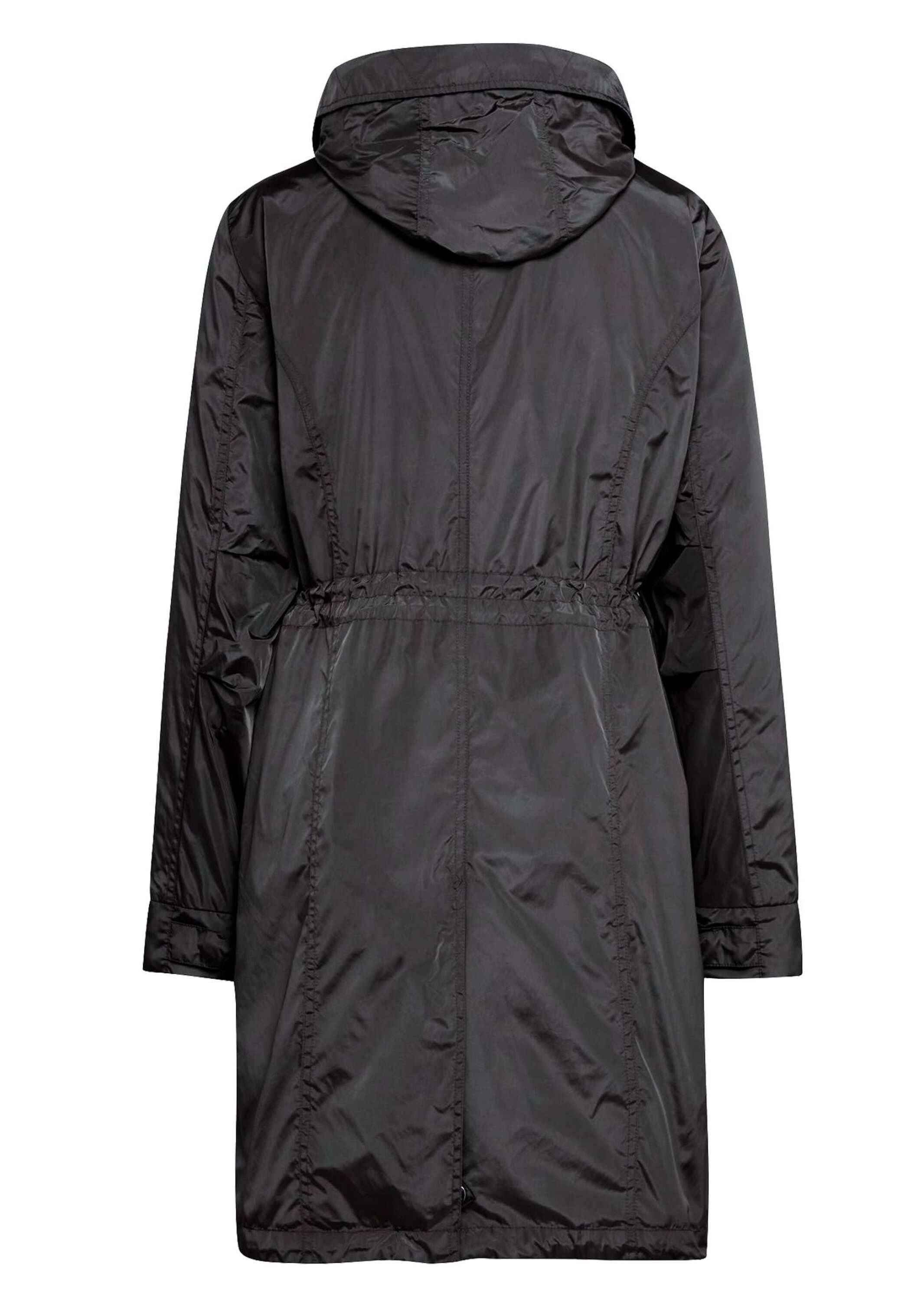 GOLDNER Outdoorjacke Modischer Regenparka mit Kapuze Individuelle Weitenregulierung durch Tunnelzüge und variablen Kragen