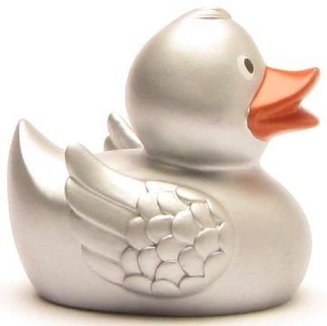 Schnabels Badespielzeug Edle Quietscheente in silber 8 cm - Badeente