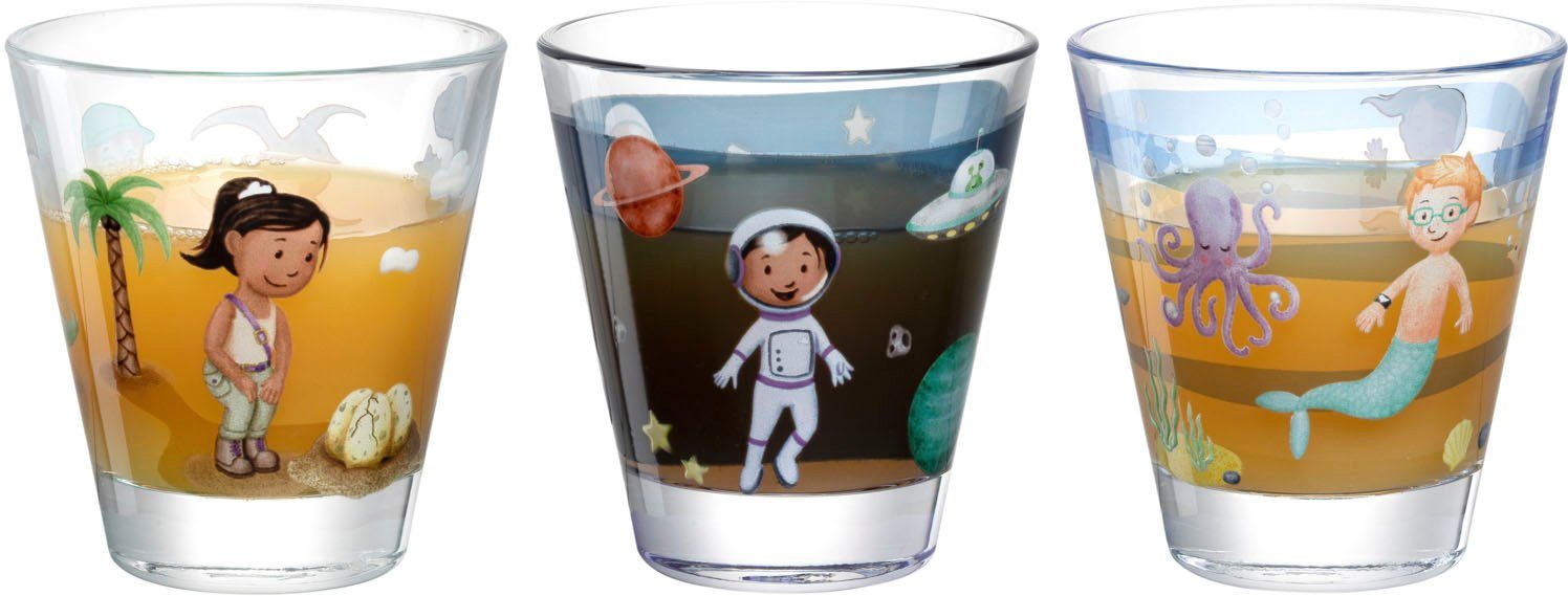 LEONARDO Gläser-Set BAMBINI AVVENTURA, 6-tlg., Glas, 215 ml, 6-teilig