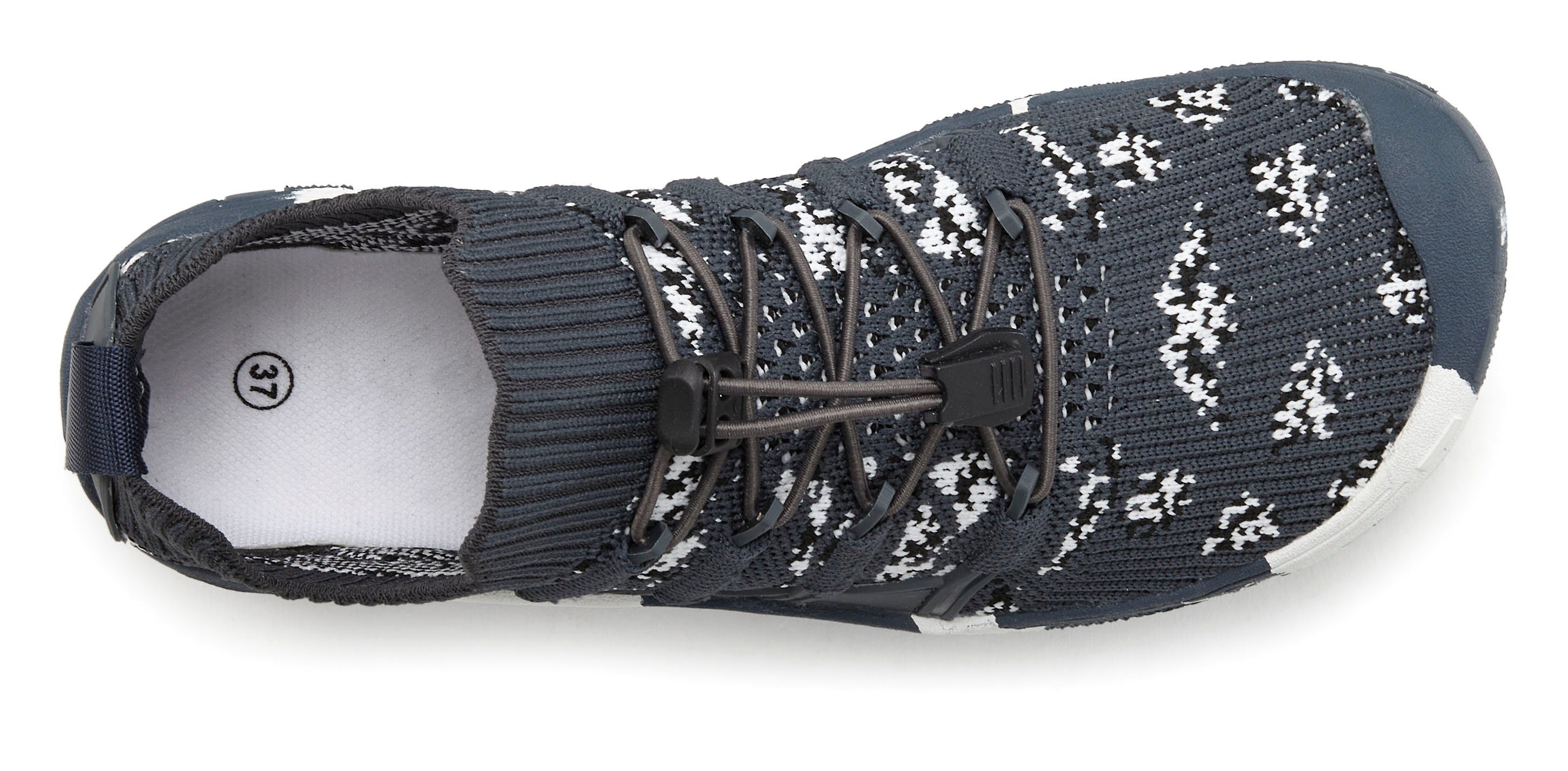 Venice Beach Badeschuh, Slipper, Wasserschuh, Badelatsche, Badeschlappe Aquaschuh mit elastischen Bändern für schnelles Reinschlüpfen, Unisex VEGAN