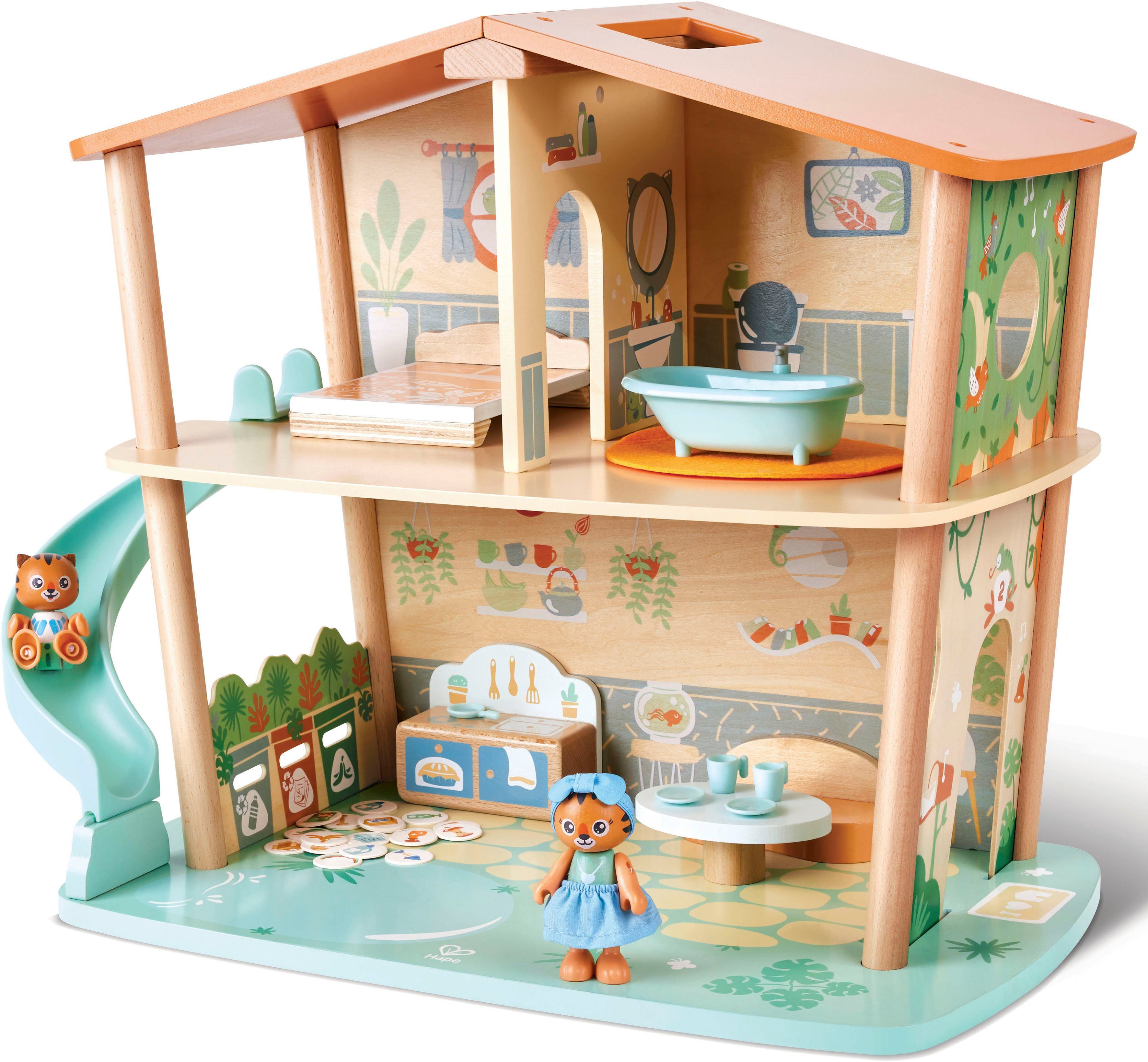 Puppenhaus Green Planet Explorers, Das Urwaldhaus der Tiger