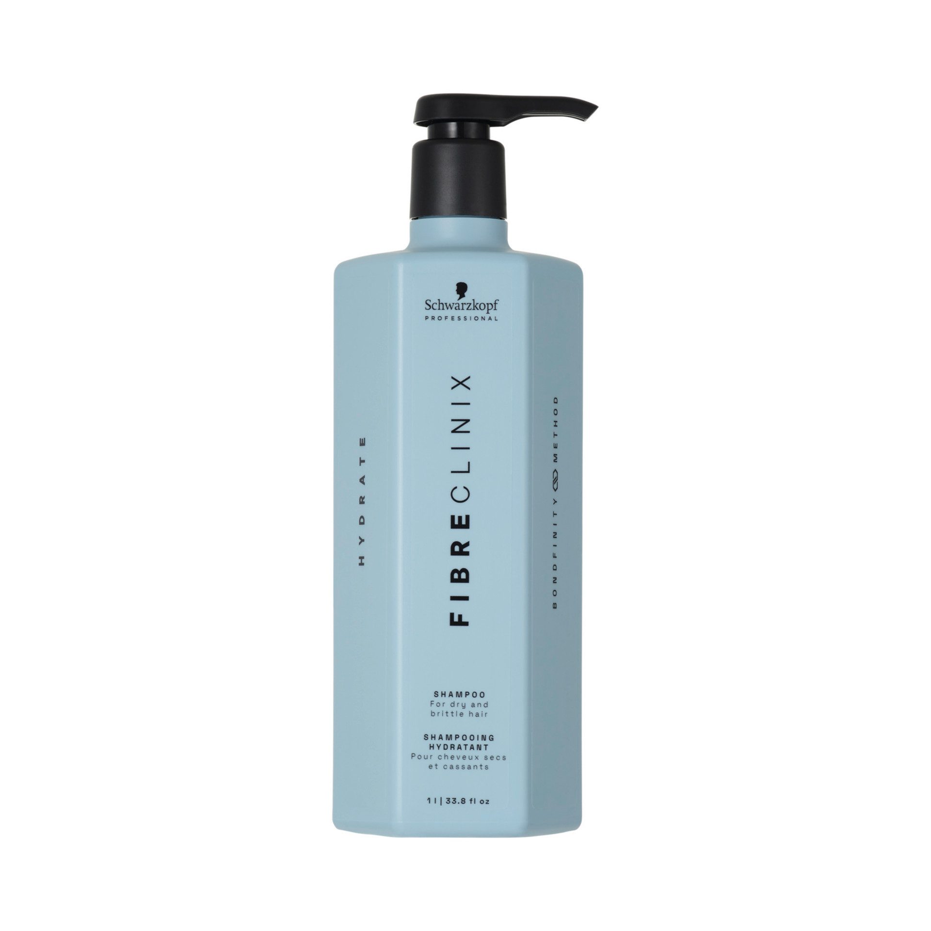 Schwarzkopf Professional Haarshampoo Schwarzkopf Professional Fibre Clinix Hydrate Shampoo 1000 ml, 1-tlg., Reduziert Haarbruch sichtbar bereits nach wenigen Anwendungen
