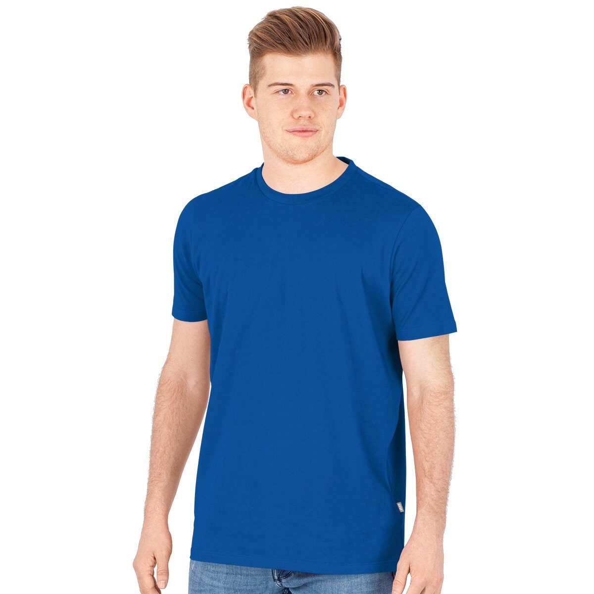 T-Shirt Freizeit Doubletex (Polyester/Baumwolle) royalblau Herren