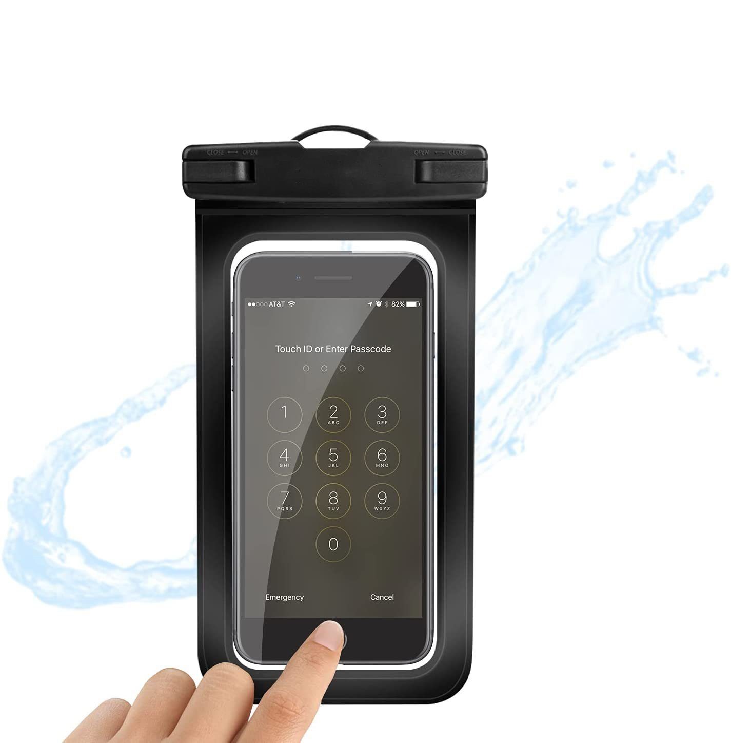 MORRENT Handyhülle wasserdichte Handytasche 7 Zoll für iPhone Samsung Huawei etc 17,8 cm 17,8 cm (7 Zoll)