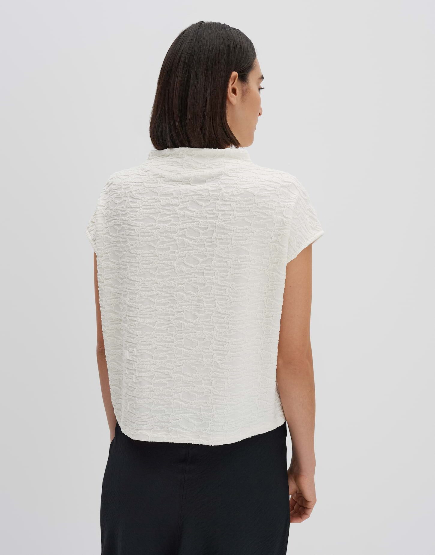 someday Kurzarmshirt KENNIE Regular in 3D Struktur