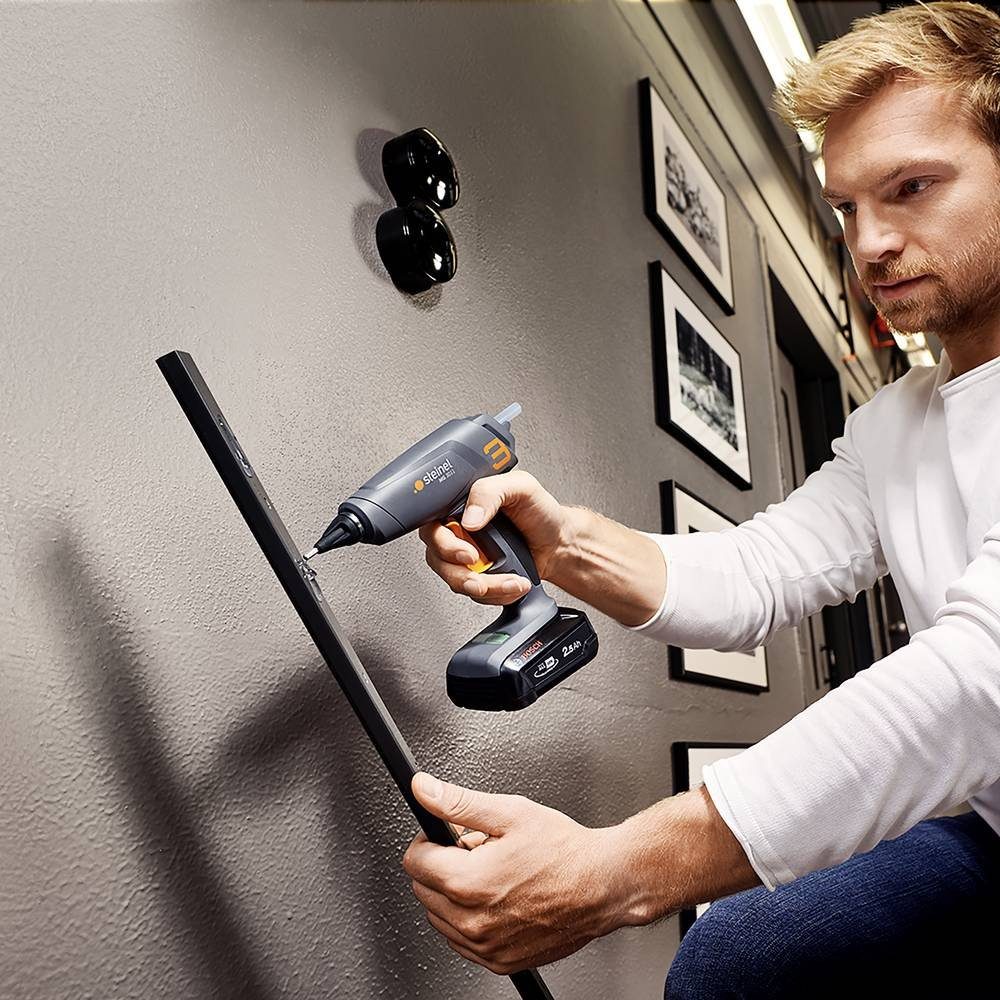 steinel Heißklebepistole Akku Klebepistole MobileGlue 3011 18 V POWER FOR ALL 069001, ohne Akku