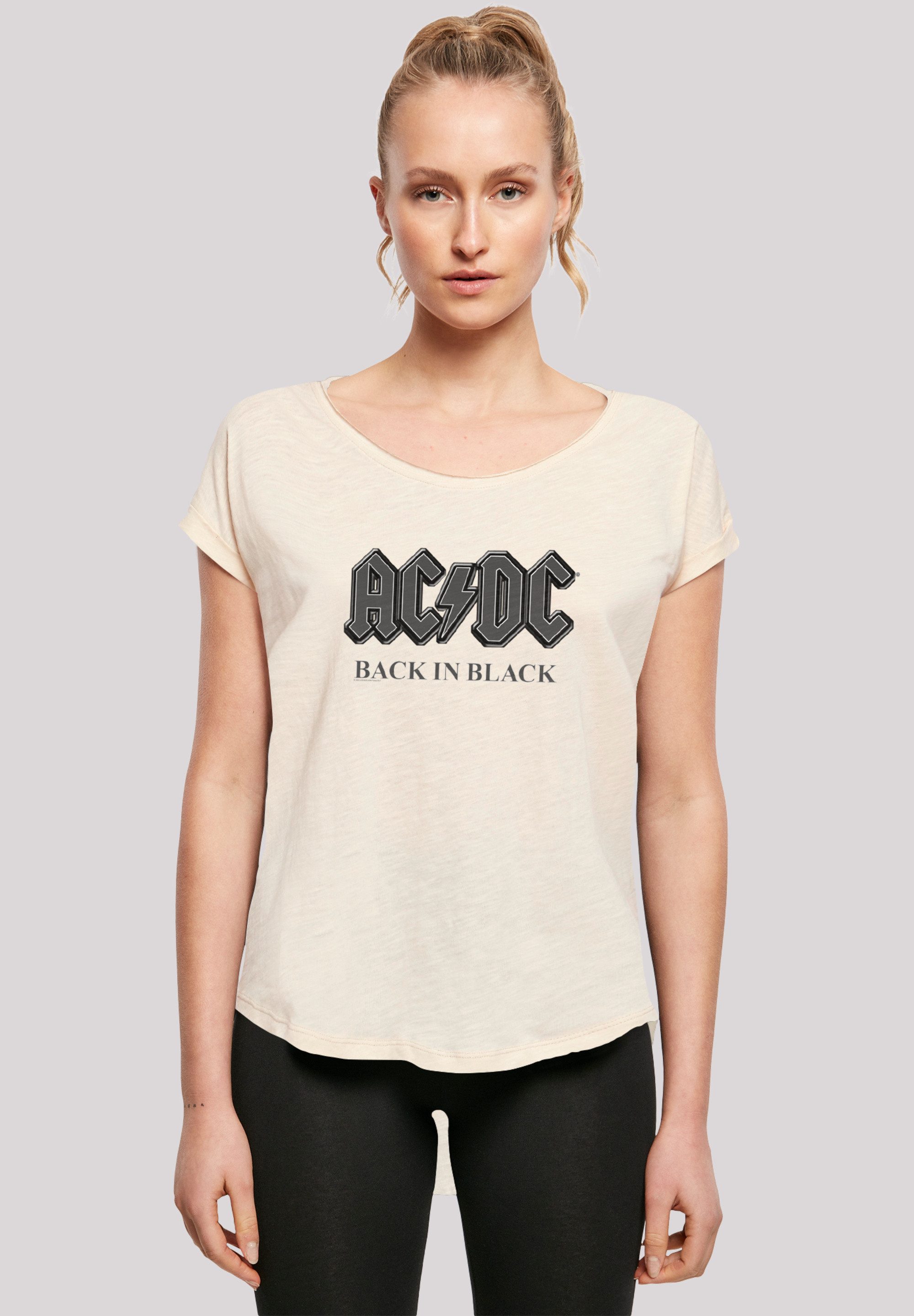F4NT4STIC T-Shirt ACDC Back in Black günstig online kaufen