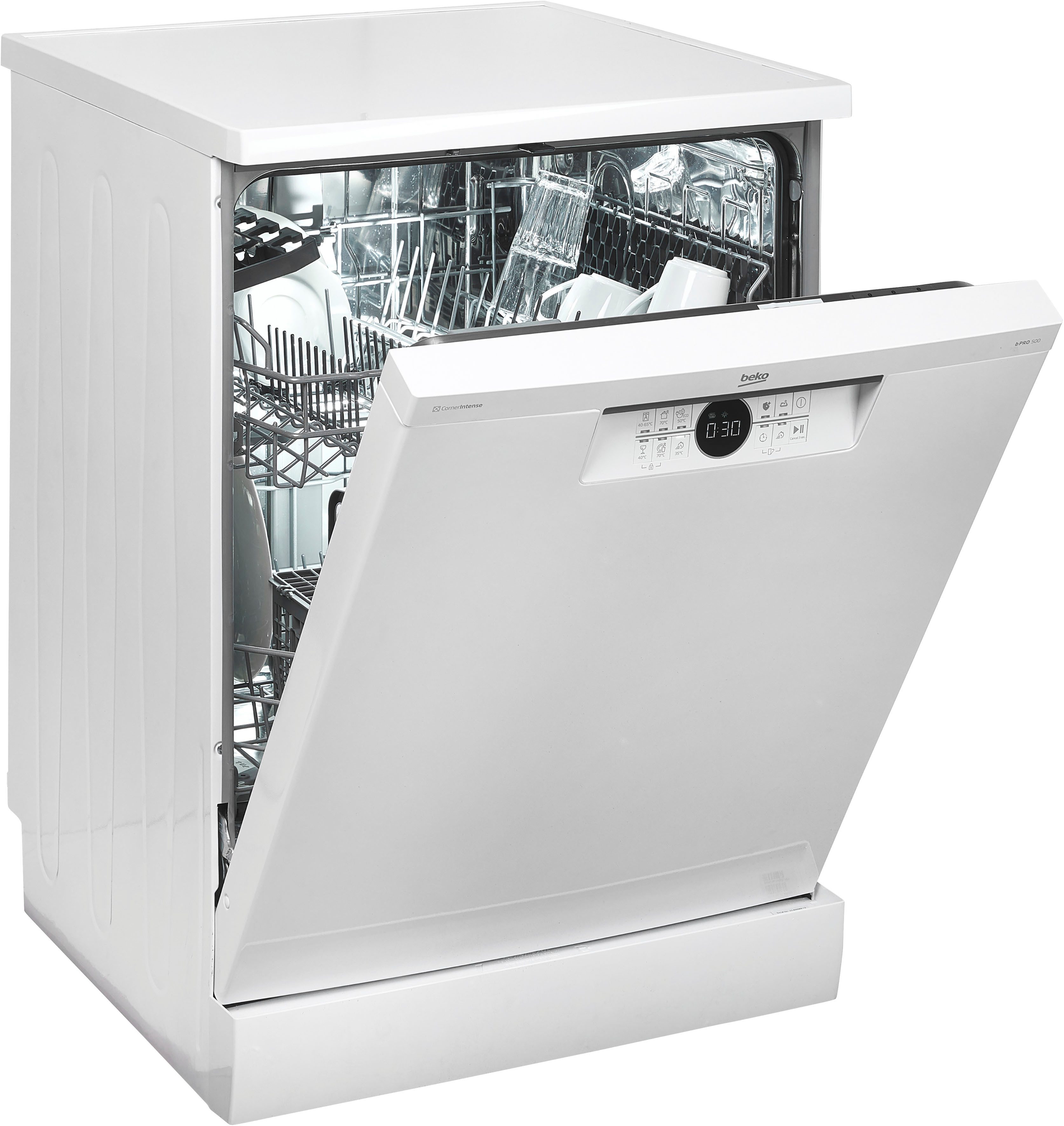 BEKO Standgeschirrspüler BDFN26441WC 7695301677, 14 Maßgedecke