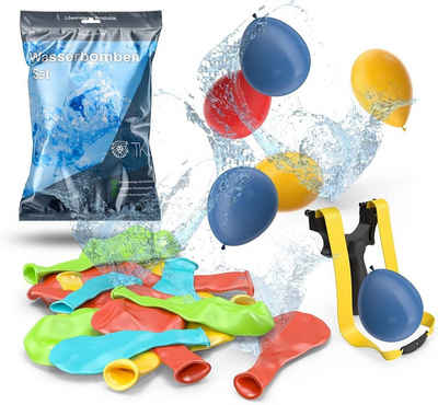 Kinderfreund® Wasserbombe Wasserbomben Set mit 1000x Wasser Ballons & 1x Schleuder, Viele bunte Farben