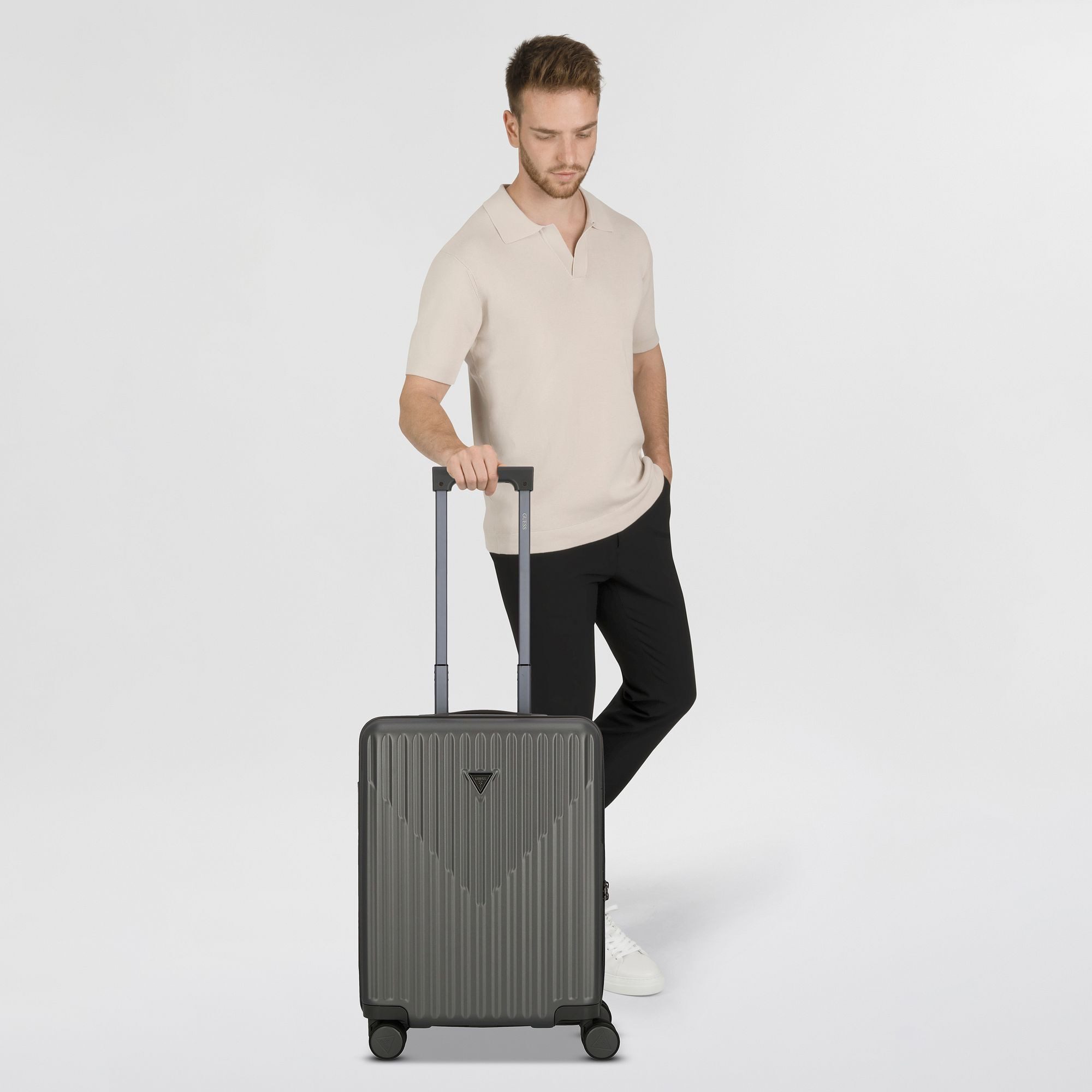 Guess Handgepäck-Trolley Olbia, 4 Rollen, Polycarbonat
