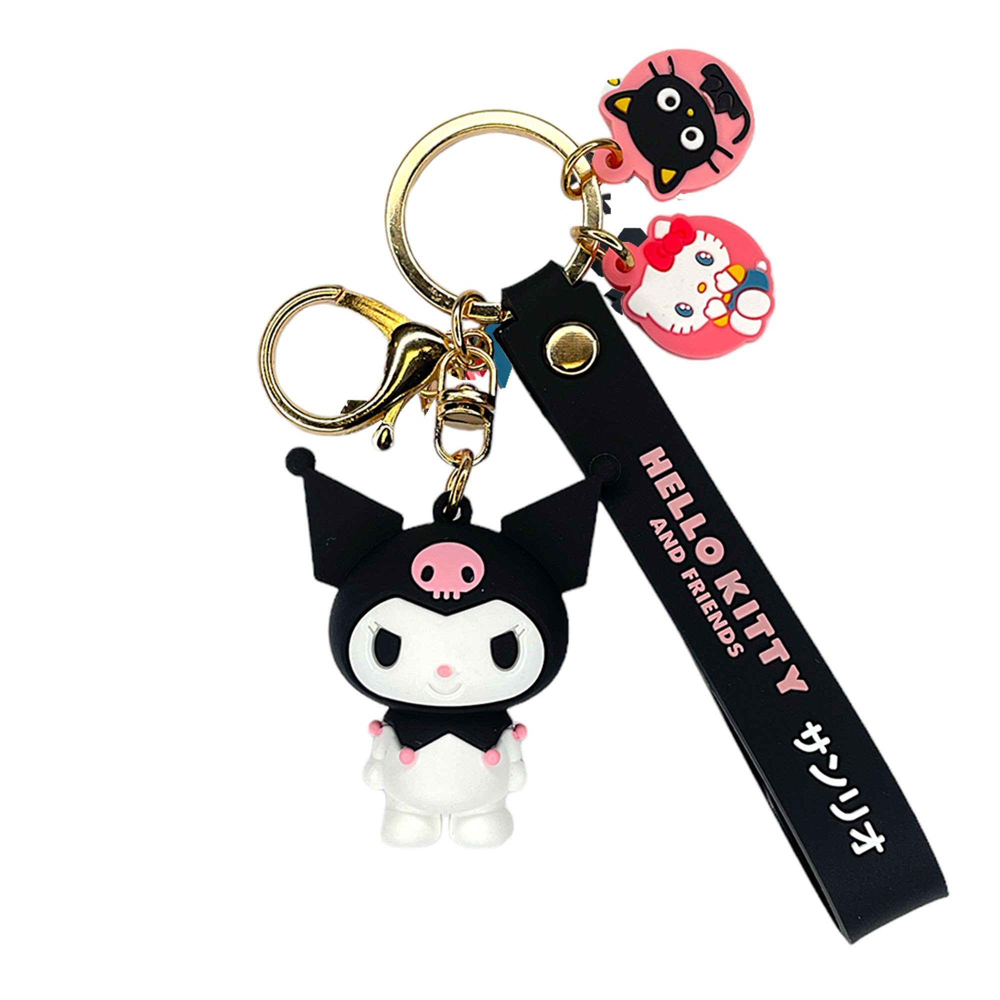 Take Care Schlüsselanhänger Kuromi Sanrio - Hello Kitty, mit Karabiner