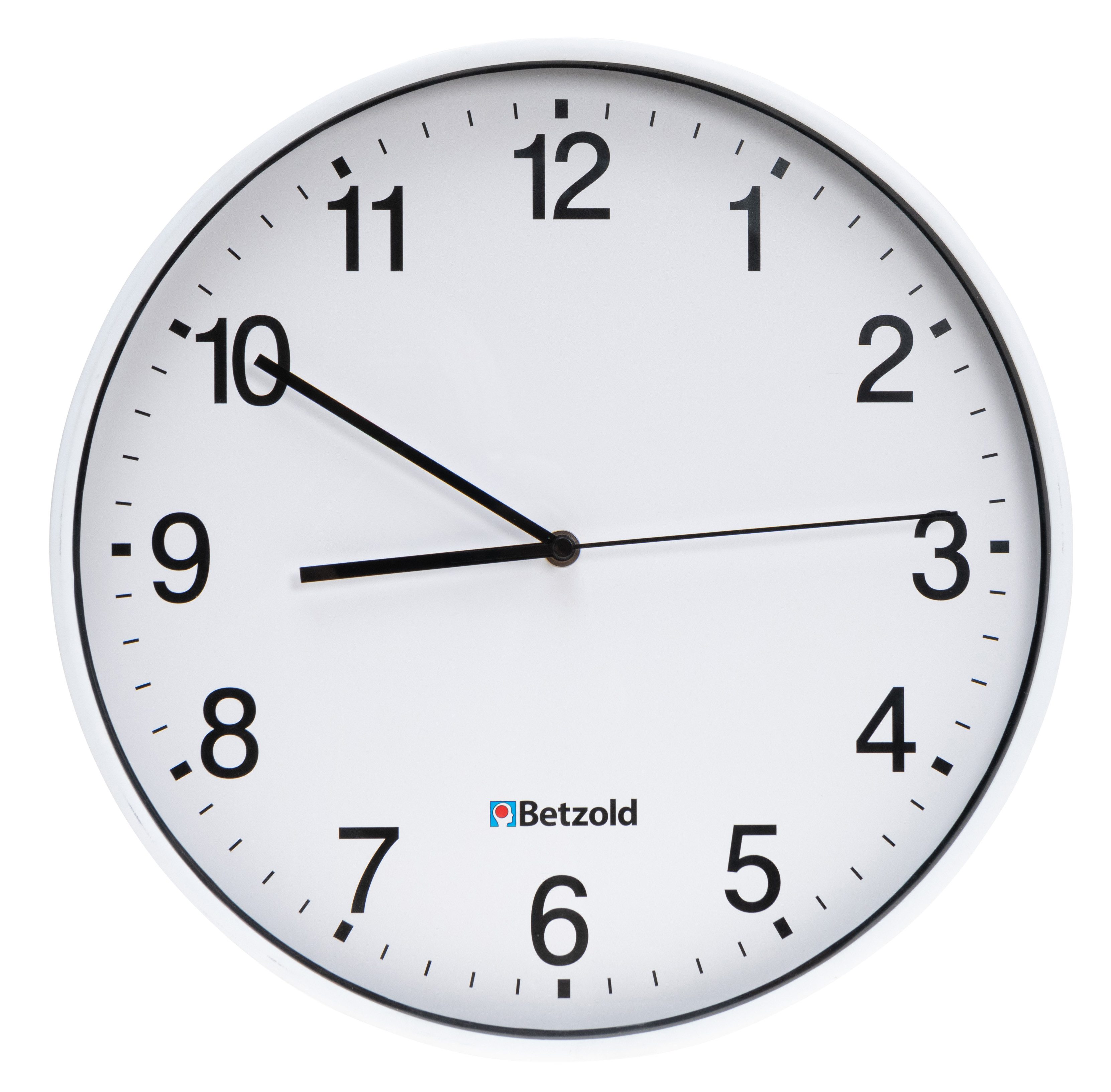 Betzold Wanduhr Wanduhr - Funkuhr ideal für die Schule mit großen Ziffern