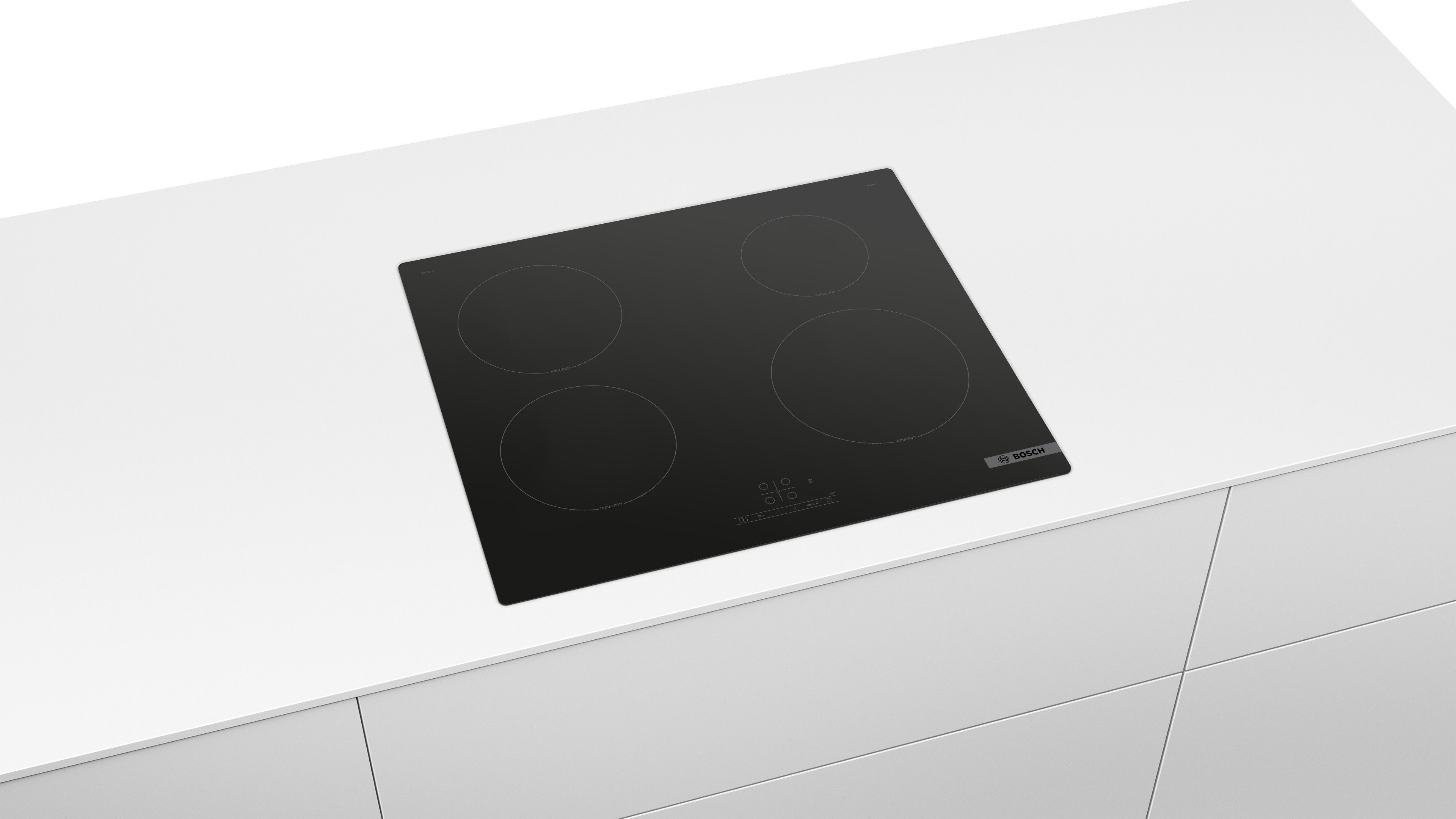 BOSCH Induktions-Kochfeld Serie 4 PIE61RBB5E, Einfache Touch Select-Auswahl & schnelles Power Boost