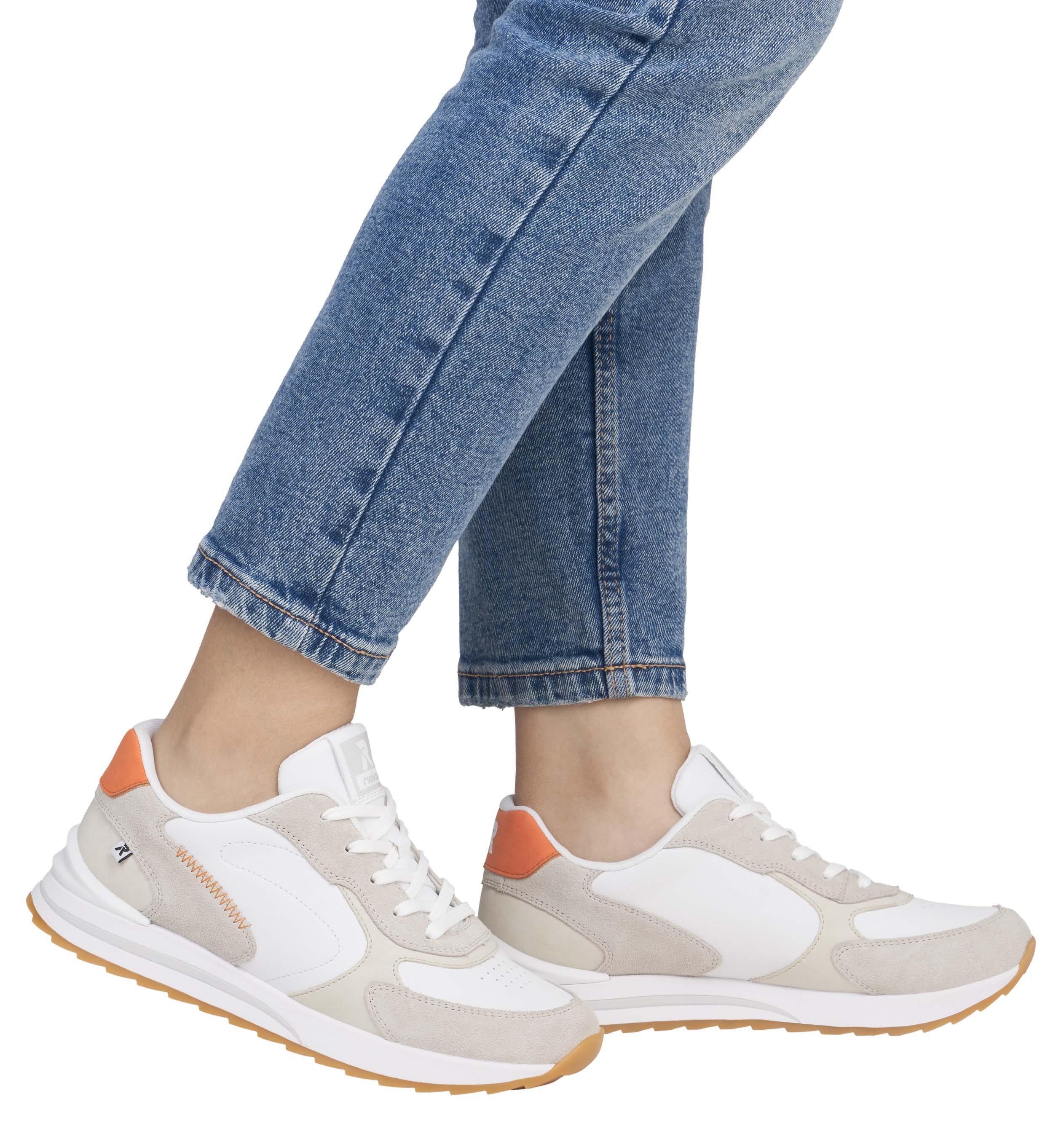Rieker Sport Keilsneaker, Halbschuh, Schnürschuh, Freizeitsneaker mit weich günstig online kaufen