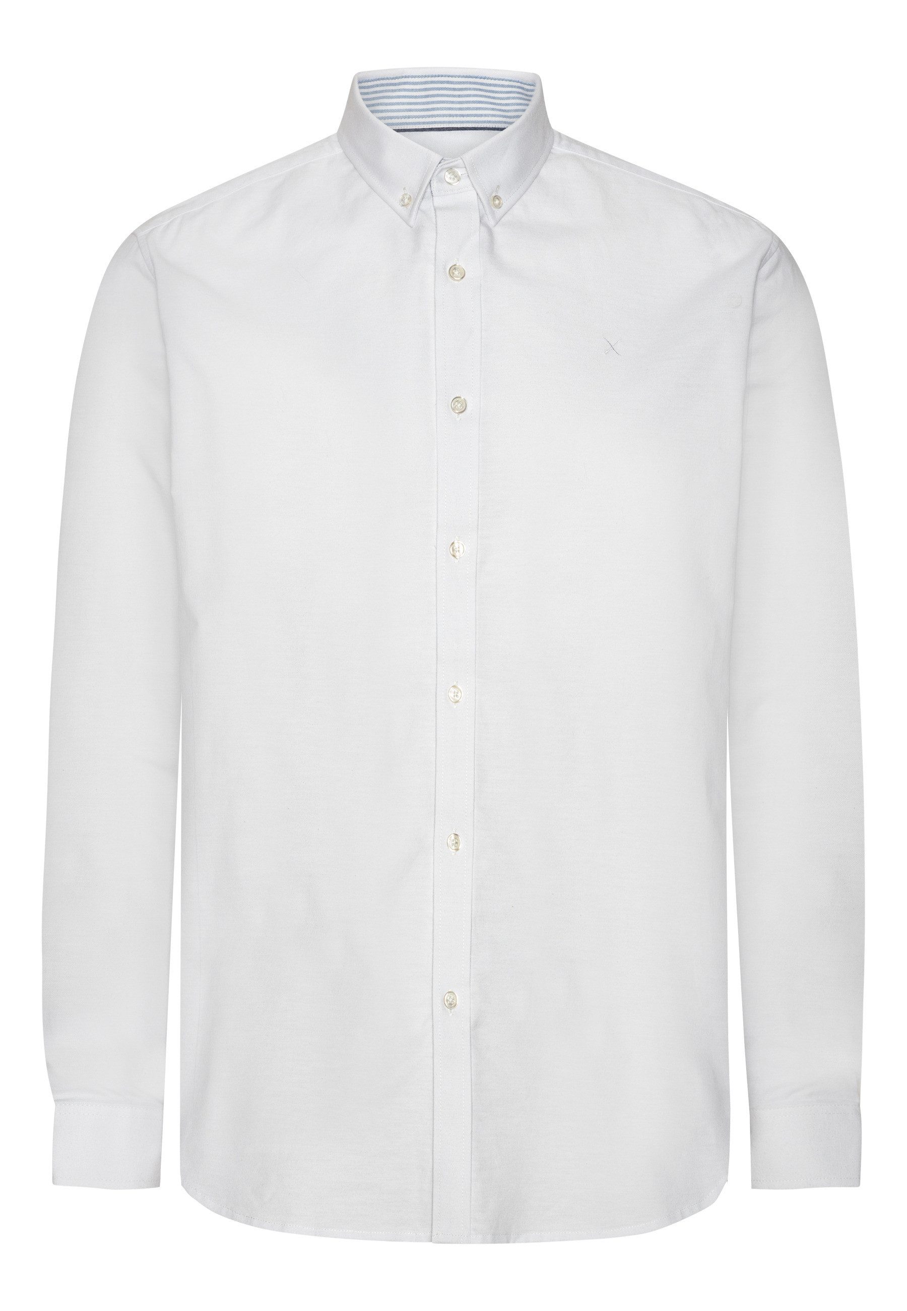 Kurzarmshirt Clean Cut Copenhagen Oxford Stretch Plain L/S