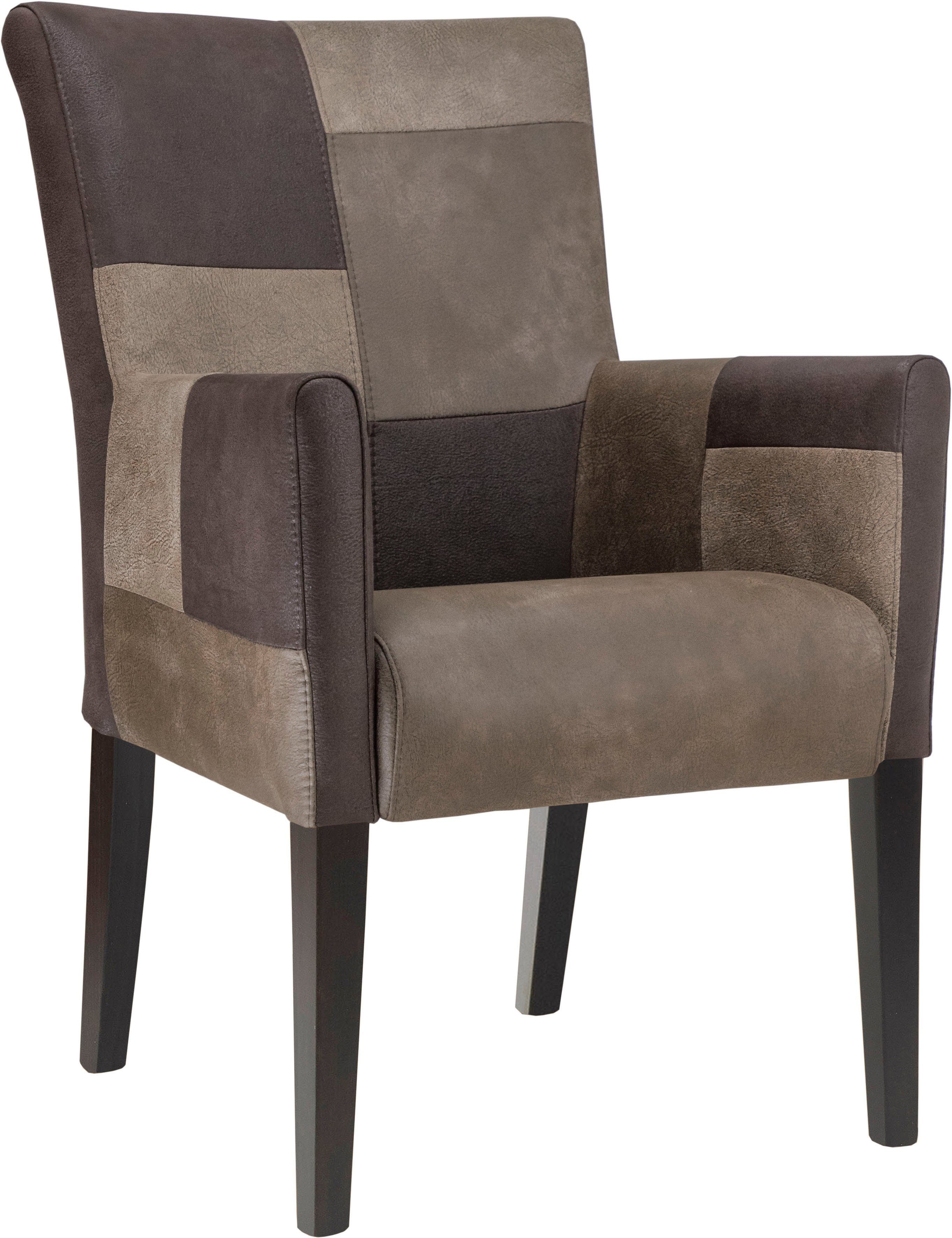 Home affaire Armlehnstuhl King (1 St), Bezug aus Microfaser