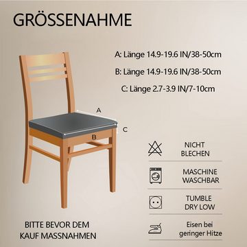 Stuhlhusse Bequemes Stuhlkissen-Set aus 6 Teilen, modisch und neuartig, Novzep, geeignet für Restaurants, Hotels und andere Anlässe
