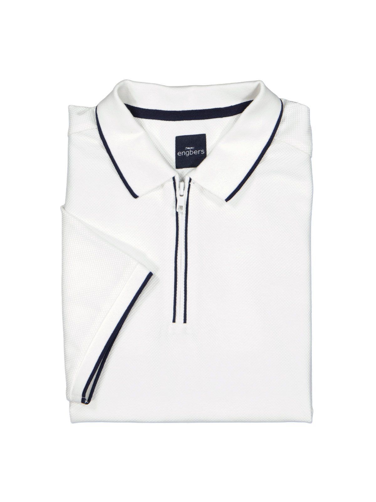 Engbers Poloshirt Herren Poloshirt, Reinweiss