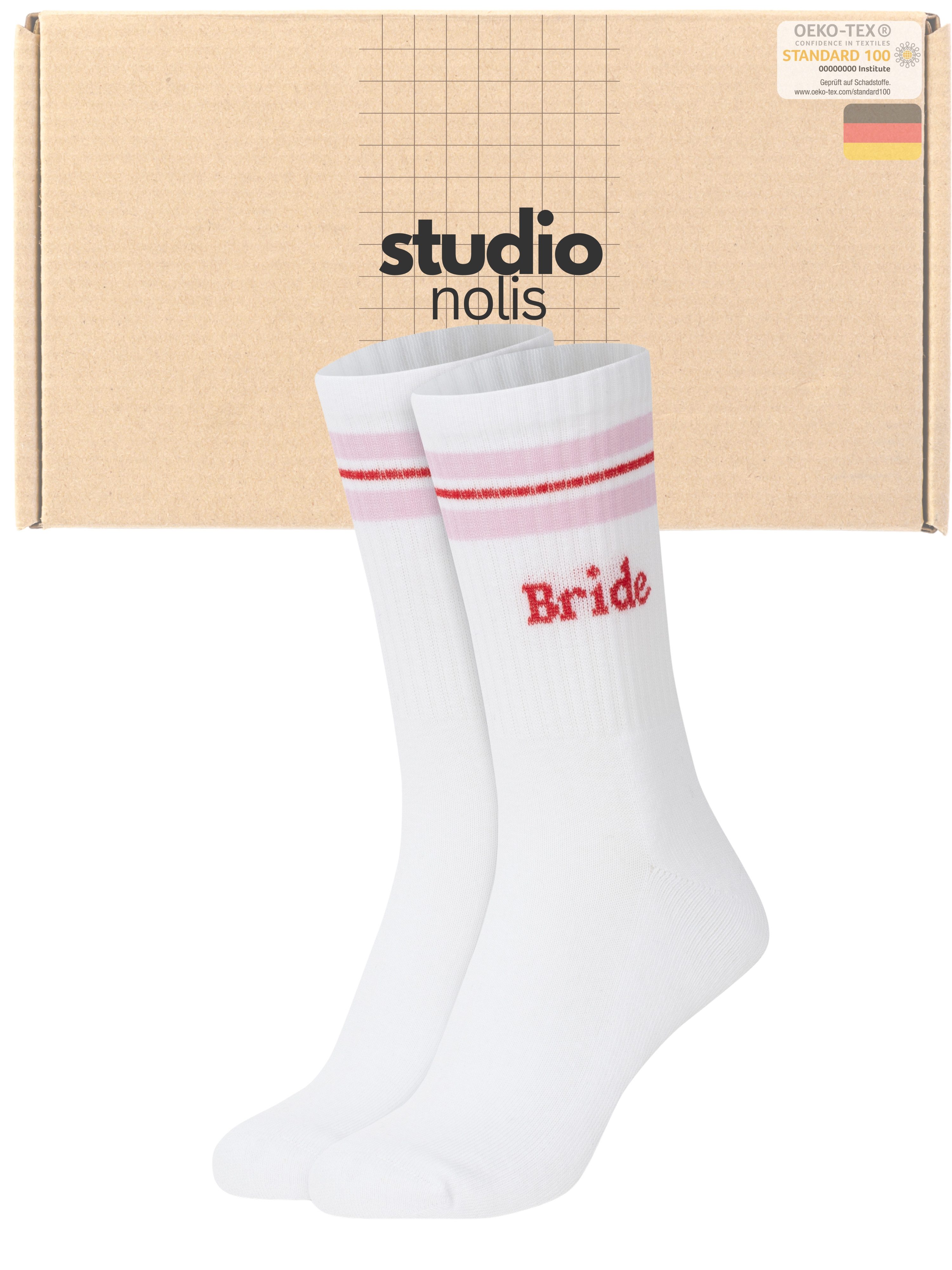 Studio Nolis Tennissocken Bride - JGA - Crew Socks Braut (1-Paar)