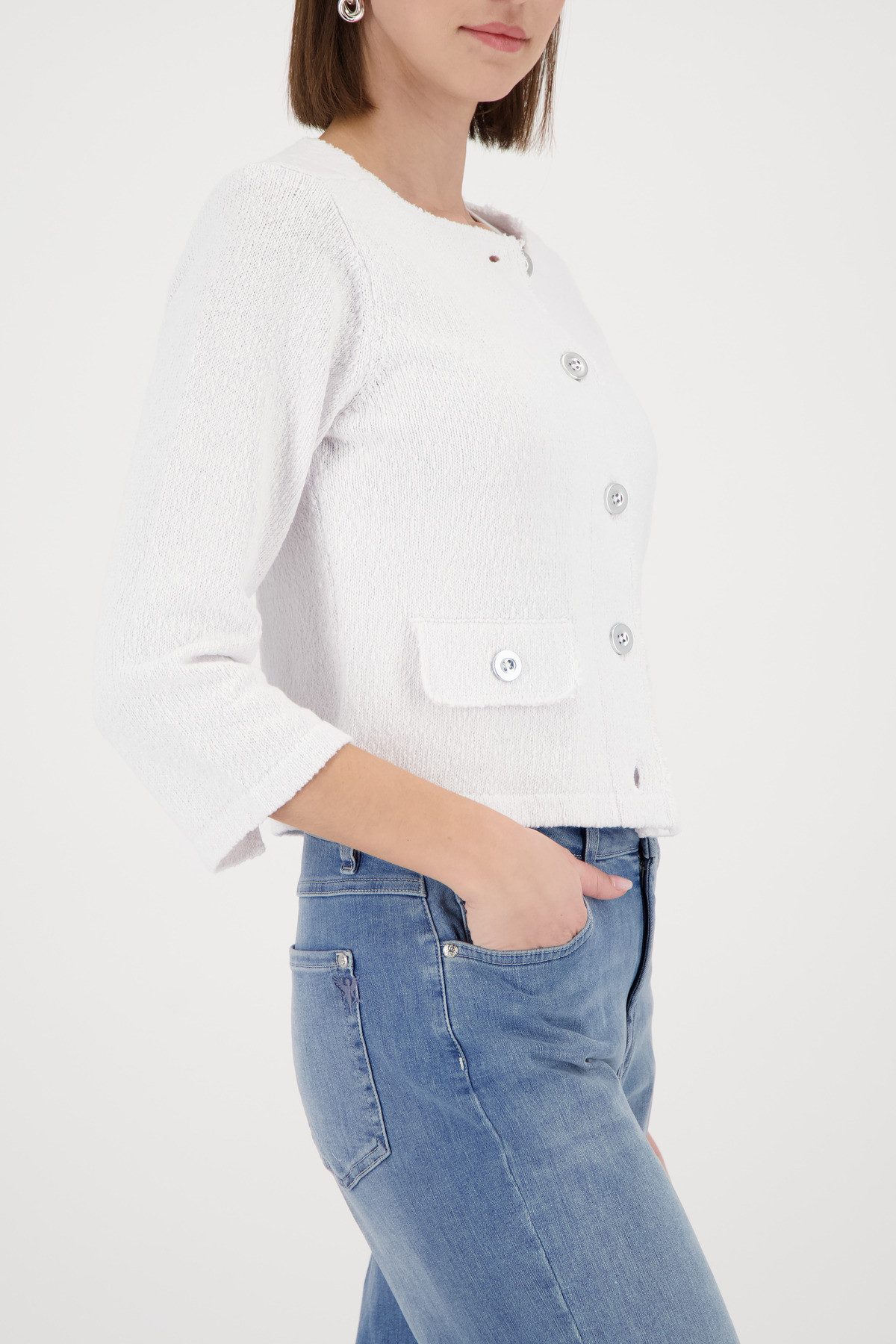 Monari Strickpullover Strickjacke