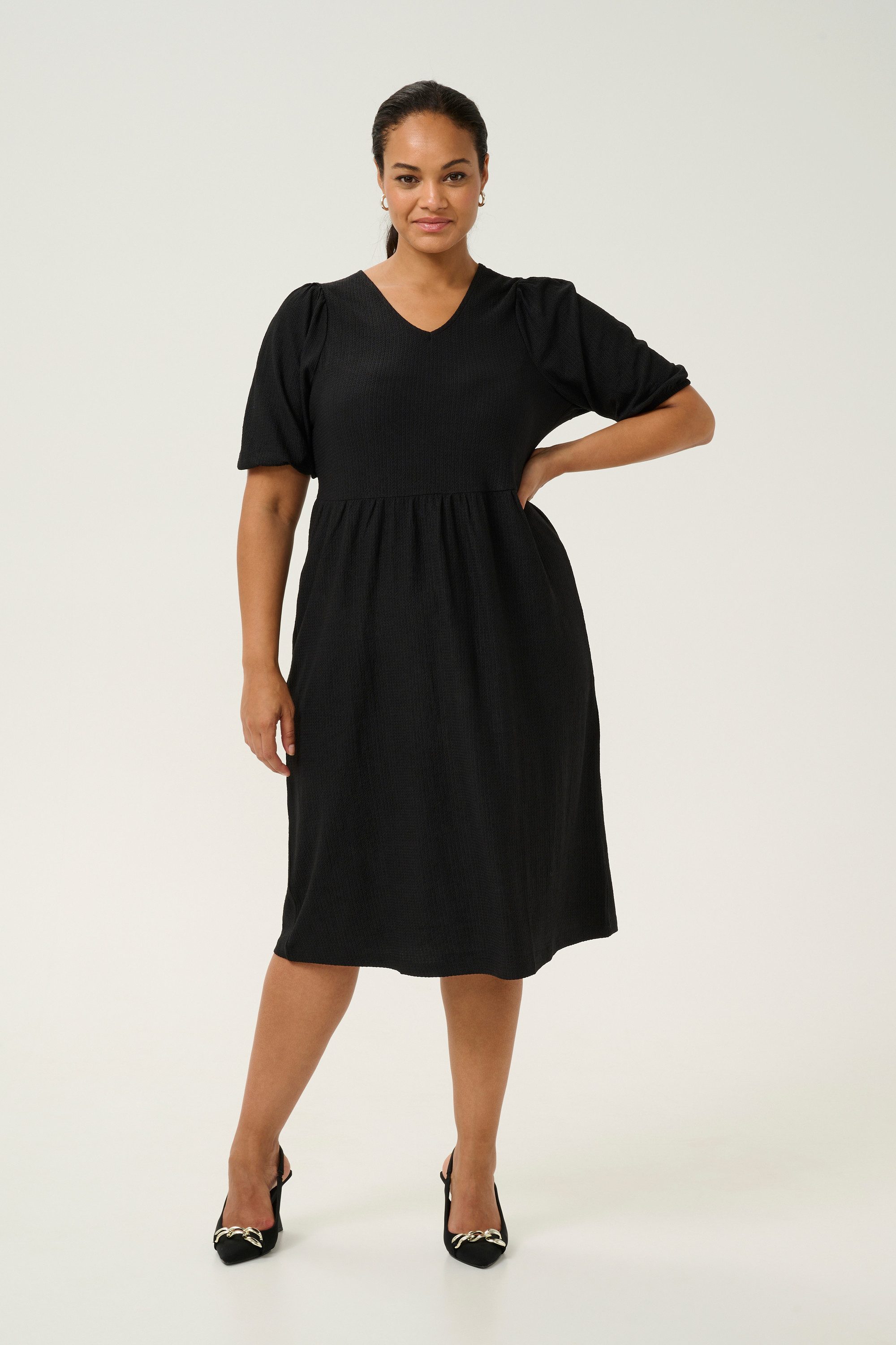 KAFFE Curve Strickkleid Kleid KCvenedy Große Größen