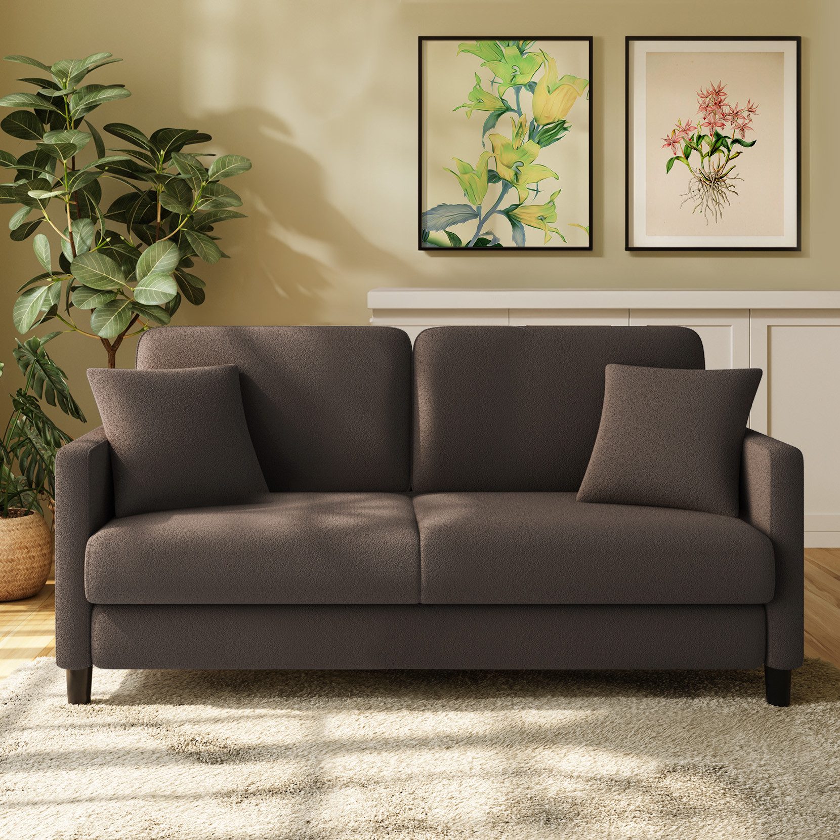 ToteBox Big-Sofa 2/3-SitzerTeddy Fleece Werkzeugfreier Aufbau günstig online kaufen