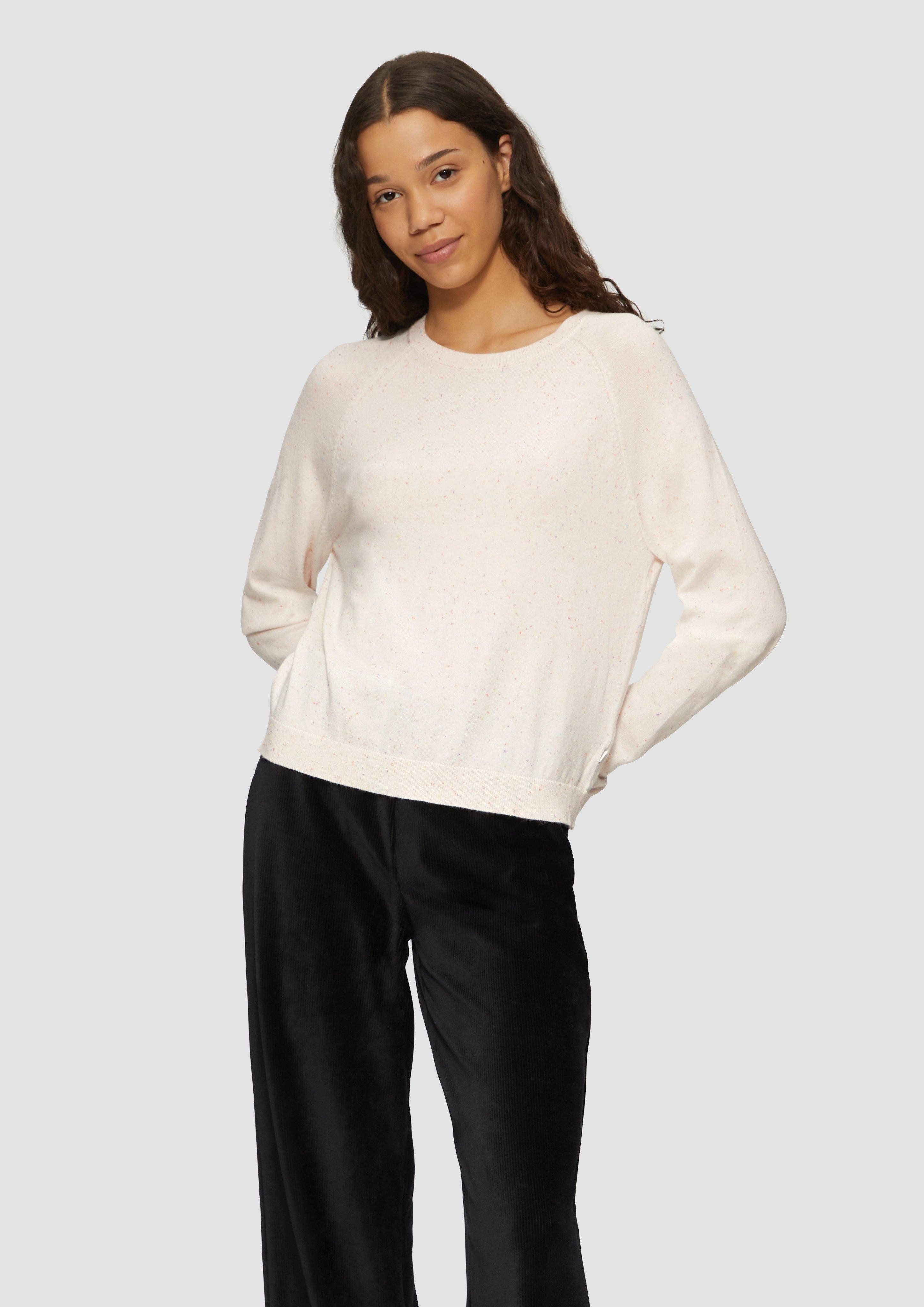 QS Strickpullover Strickpullover mit Raglan-Ärmeln günstig online kaufen