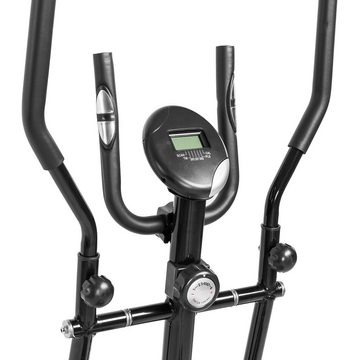 tectake Crosstrainer Crosstrainer mit Trainingscomputer mit 8, Energiesparmodus