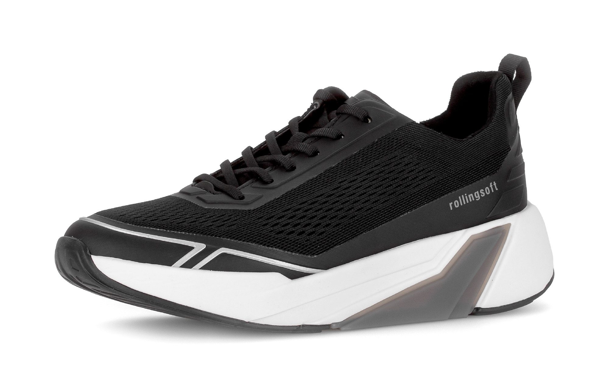 Gabor Rollingsoft Keilsneaker, Schnürschuh, Halbschuh mit rollingsoft-Laufsohle, G-Weite