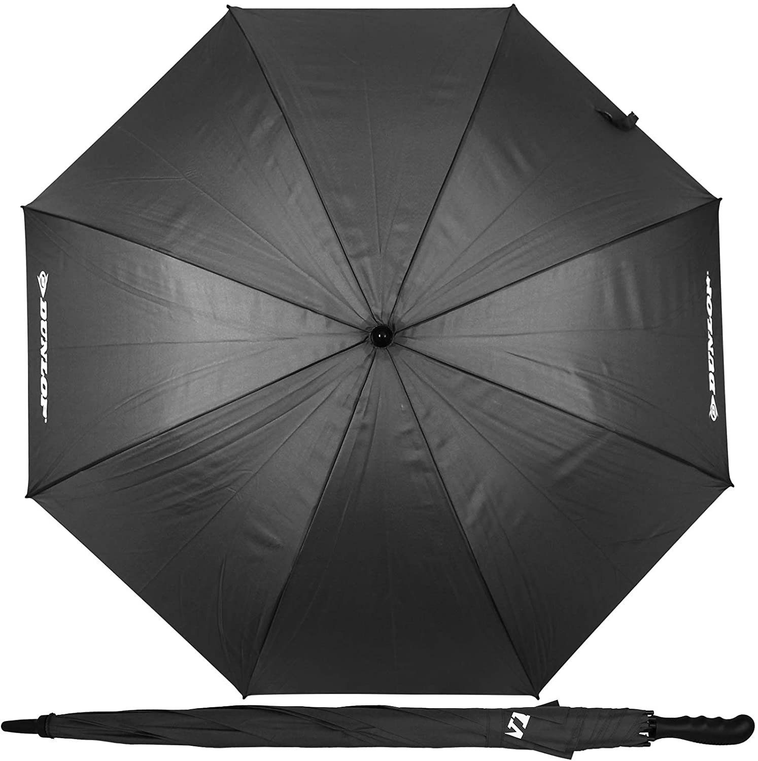Dokado Partnerschirm XXL Paar Regenschirm Farbwahl Familienschirm Personen Stockschirm mit für Partnerschirm Doppelregenschirm grau 130cm 2 Dunlop