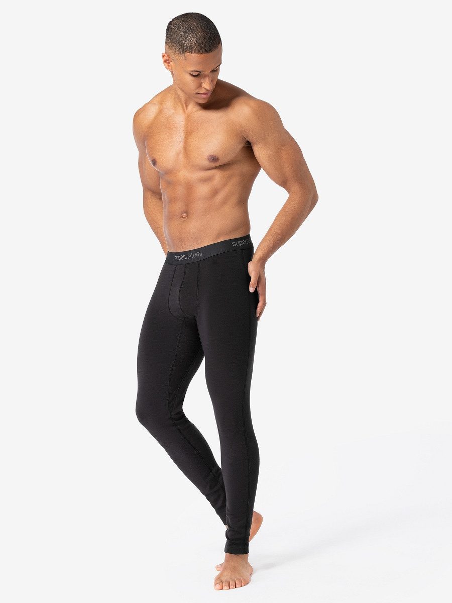 SUPER.NATURAL Thermounterhose für Herren, Merino PIM PANT extra Warm, atmungsaktiv