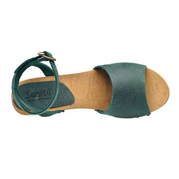 Sanita Wood-Yara Square Flex Sandal Sandale Dark Green Sandale