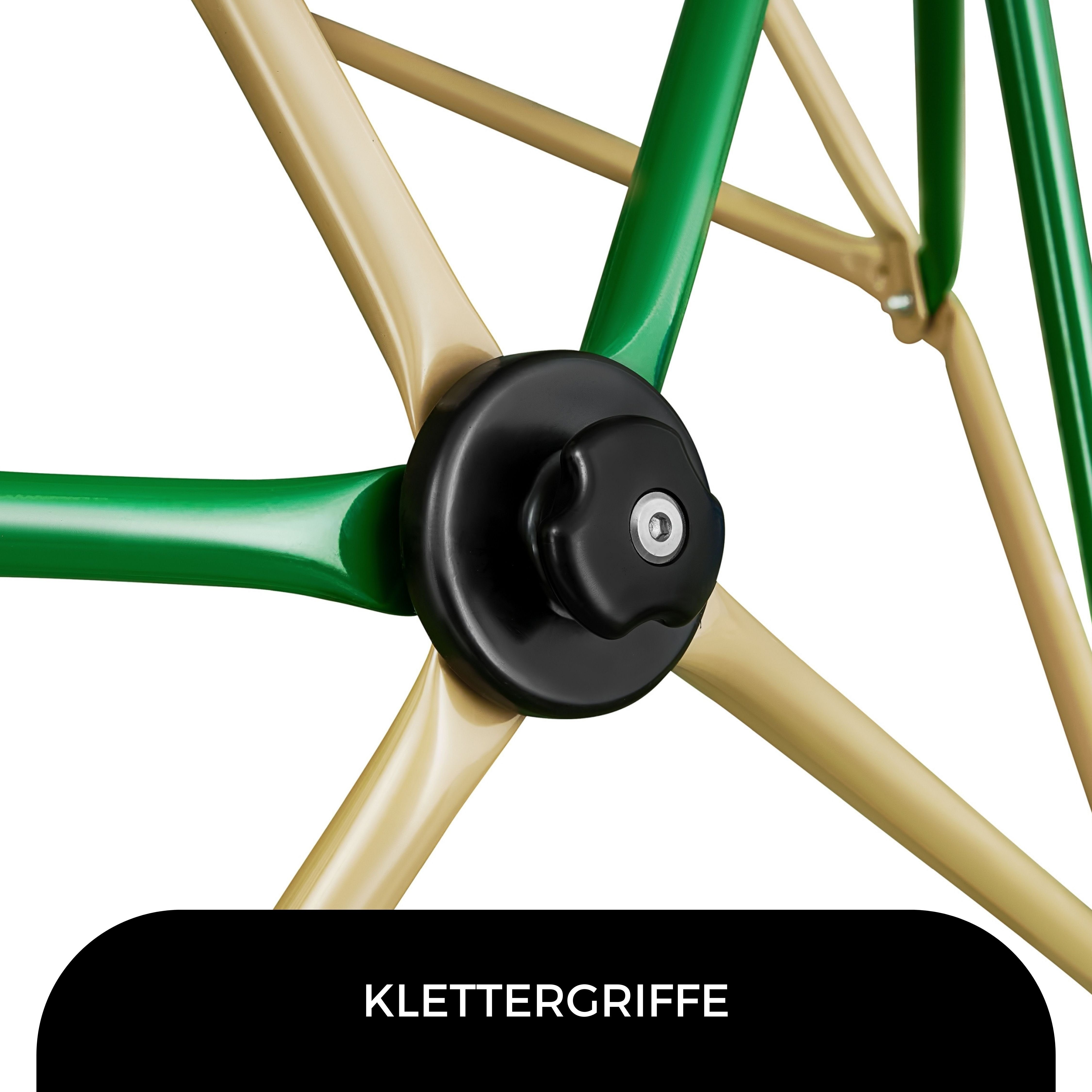 HyperMotion Klettergerüst Kinder-Kletterkuppel XXL, Geodom, Garten-Spielplatz, 3 m