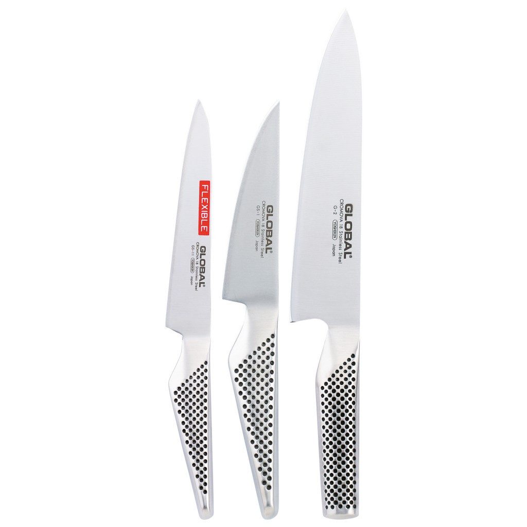 GLOBAL Messer-Set Messerset G-2111 (Spar-Set, 3-tlg)