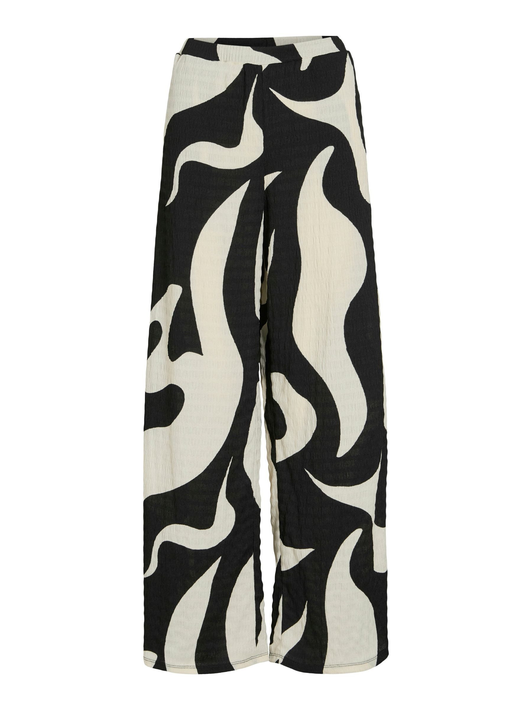 Vila Stoffhose Trendiges Design mit abstraktem günstig online kaufen
