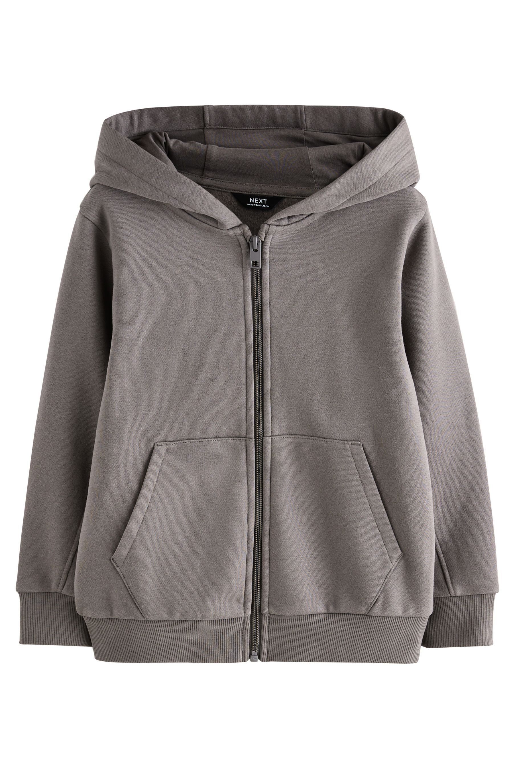 Next Hoodie Kapuzenjacke mit Reißverschluss und Hirsch (1-tlg)