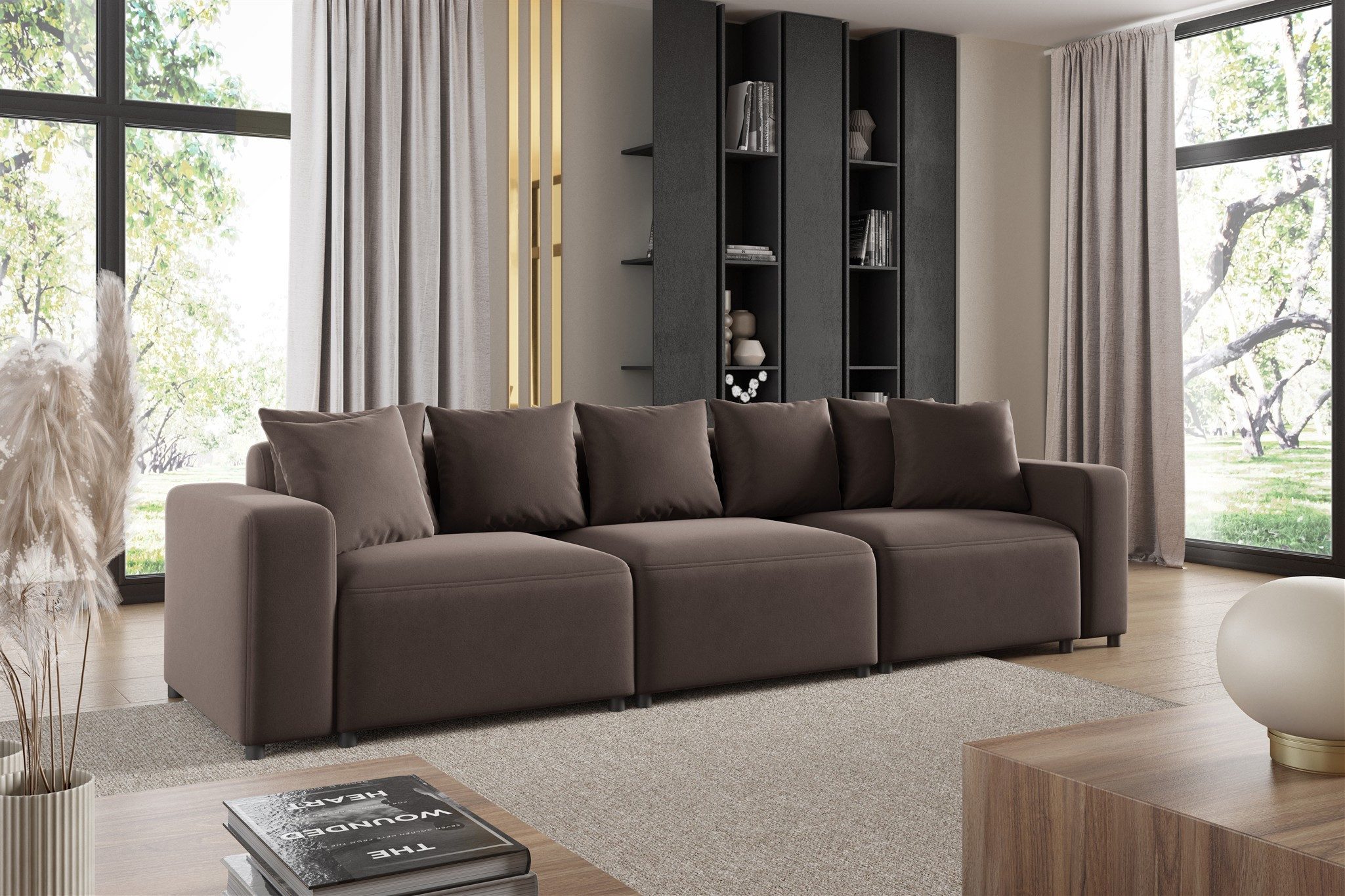 Fun Möbel 3-Sitzer Sofa Designersofa MEGAN günstig online kaufen